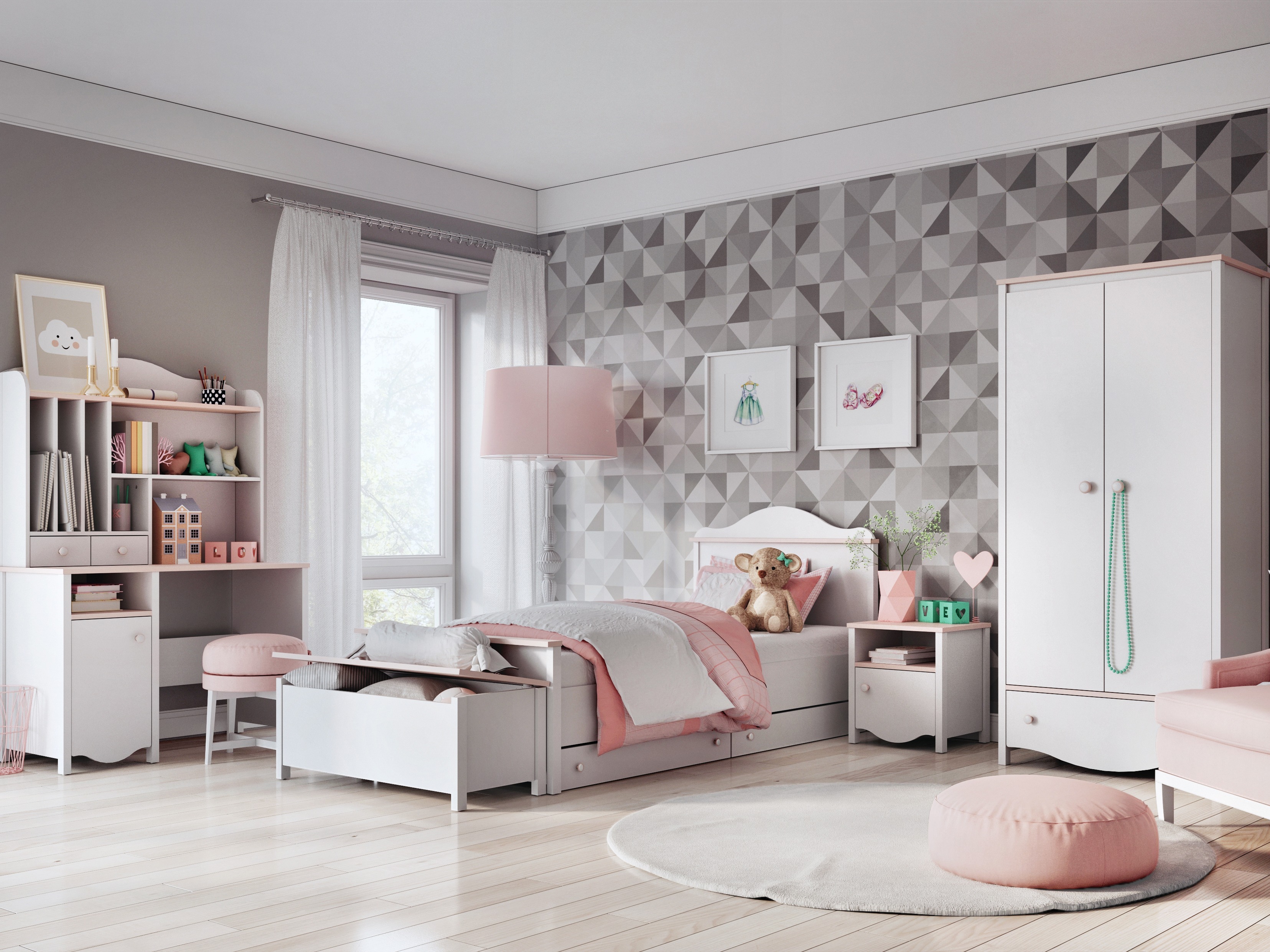 Conjunto de dormitorio infantil Velferi 113