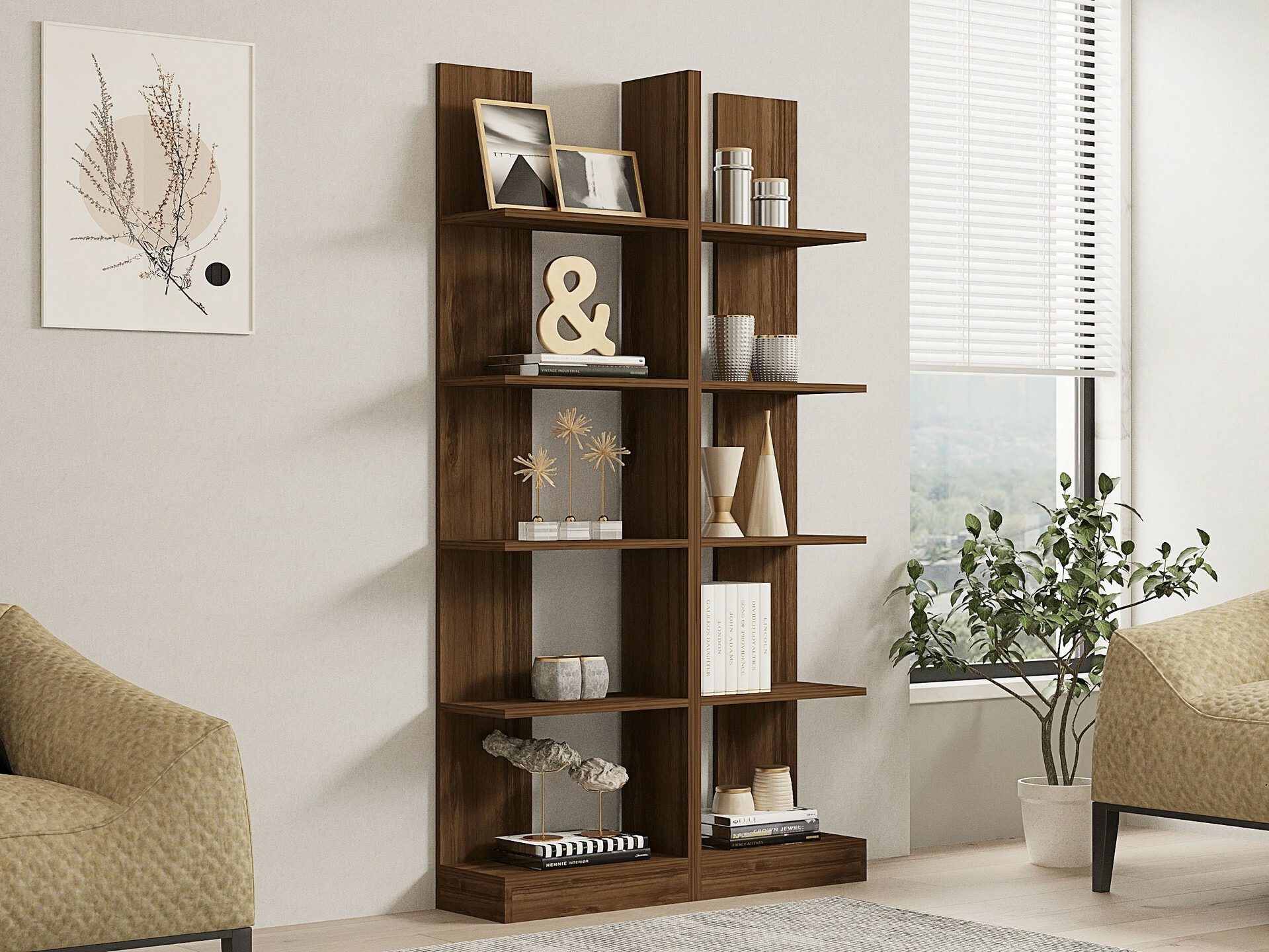 Estantería Kailua 1100 (Nogal)