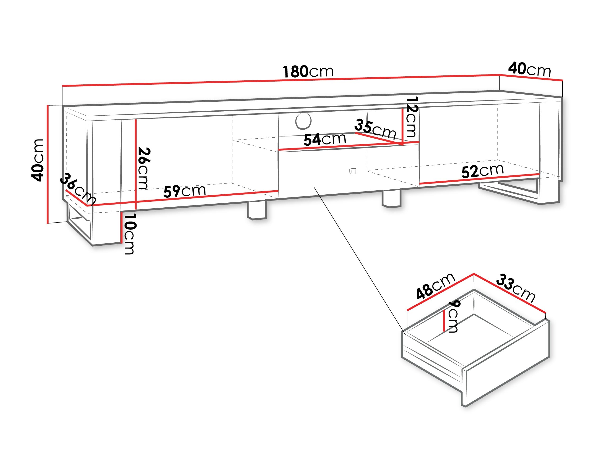 Mueble TV Comfivo Vestora
