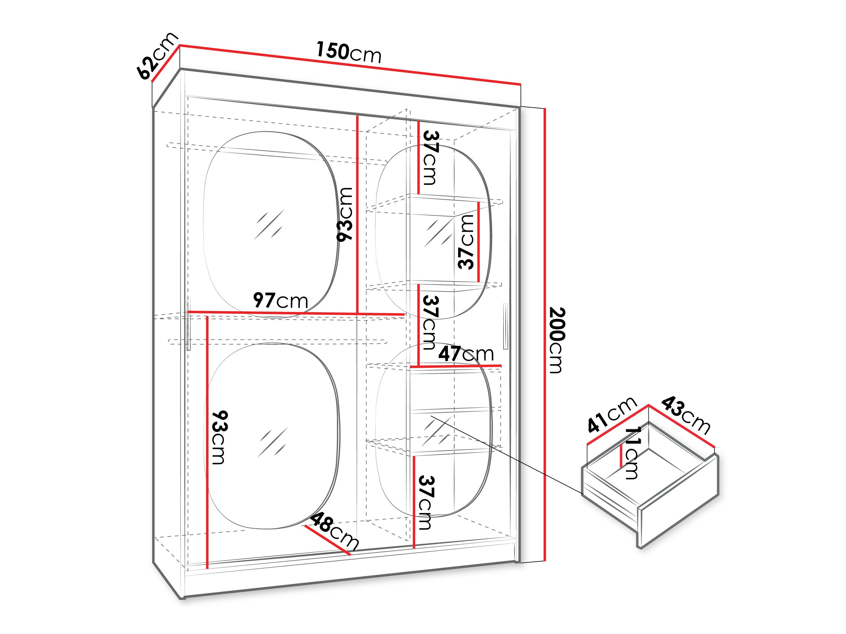 Armario Hartford 527 (Cachemira)