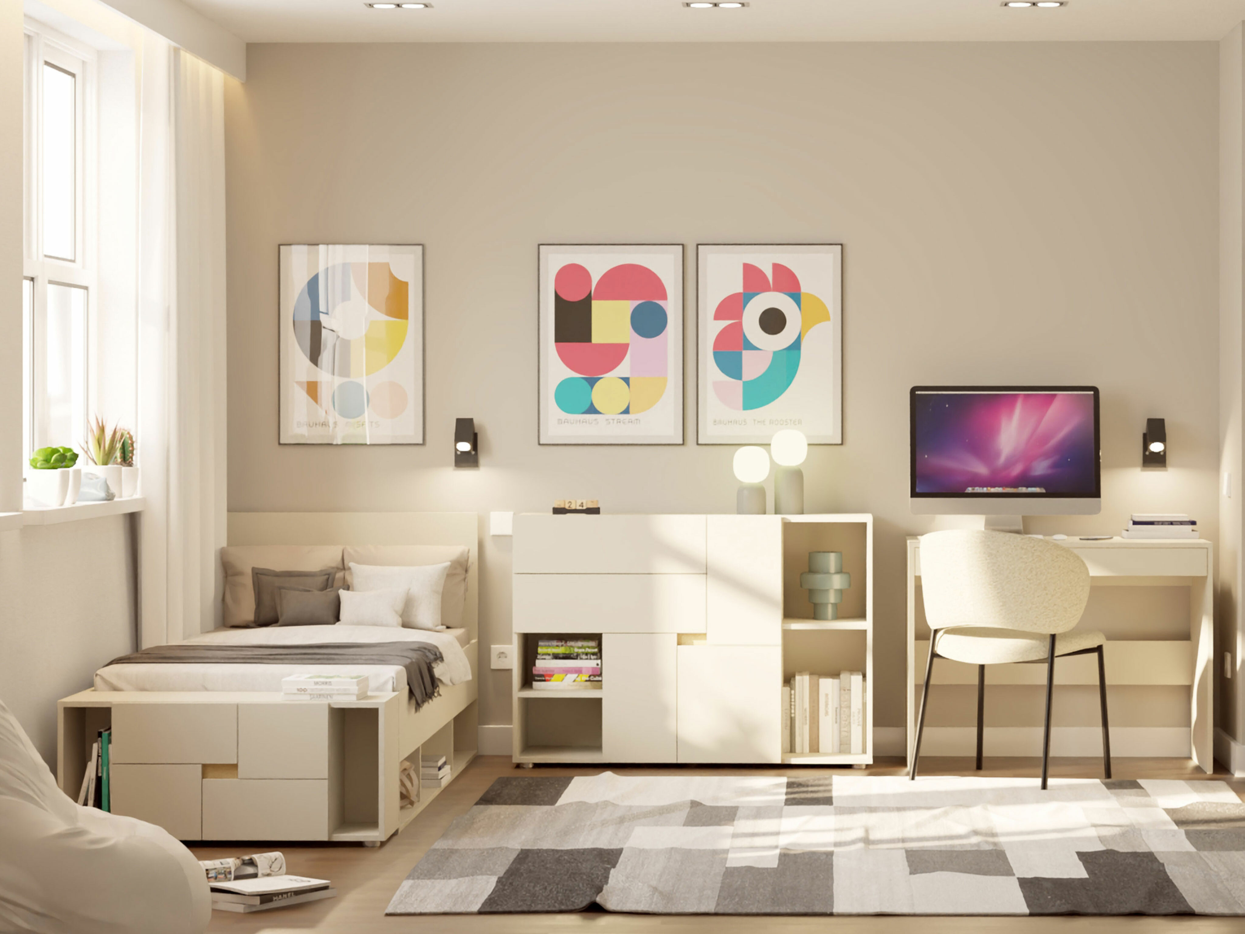 Conjunto de dormitorio infantil Mavdori 110