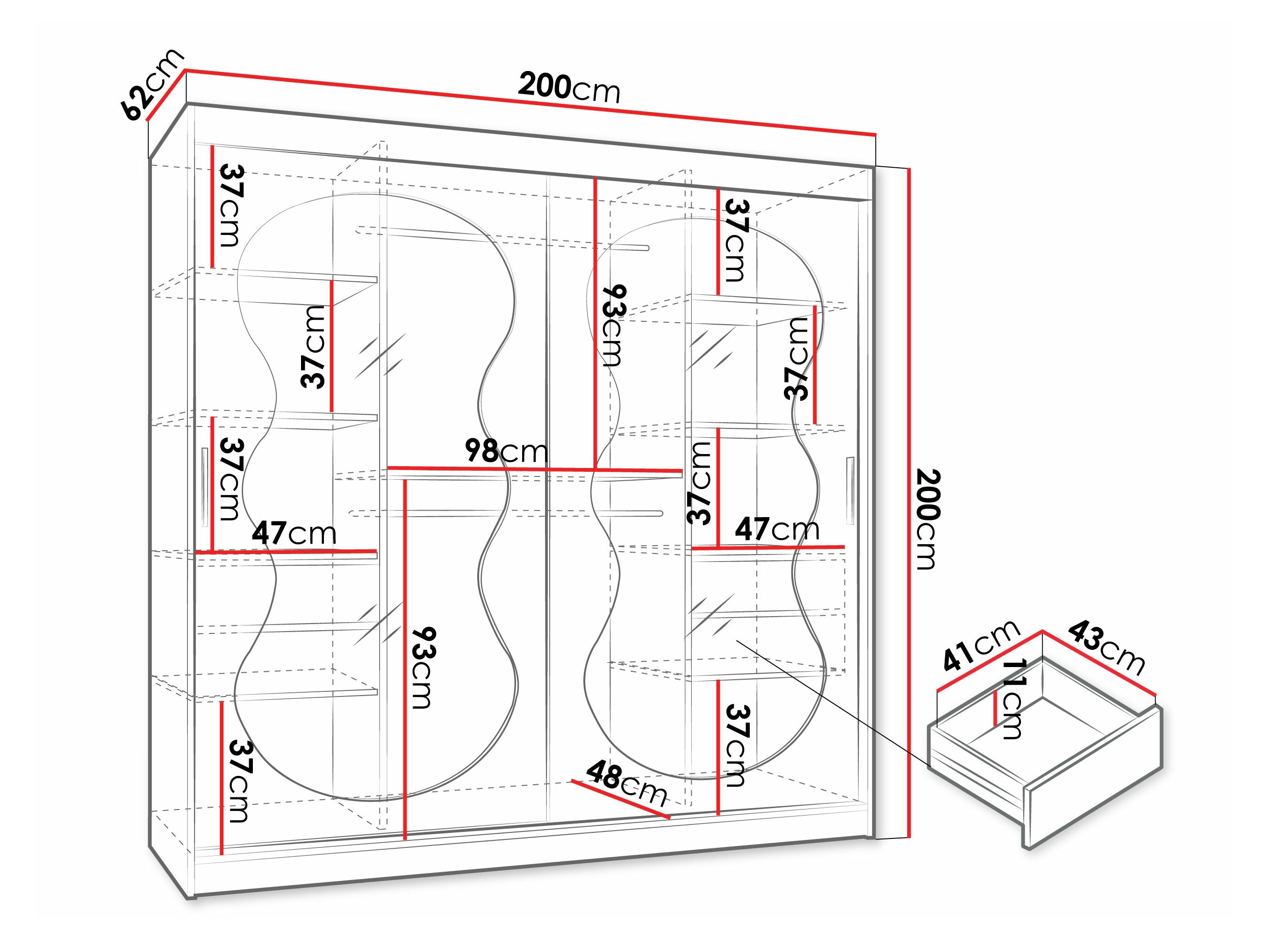Armario Hartford 532 (Cachemira)