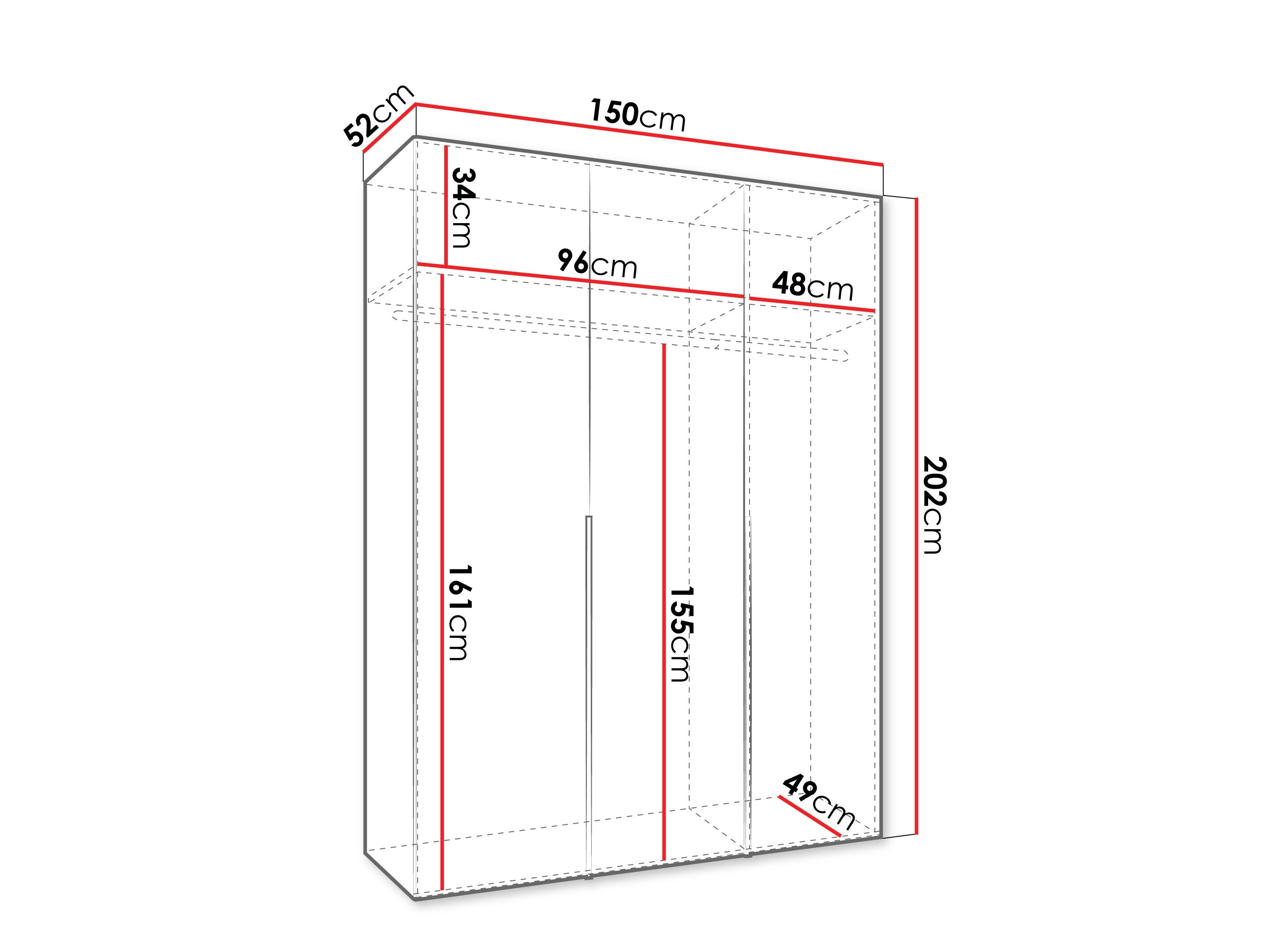 Armario Hartford 536 (Roble Artisan)