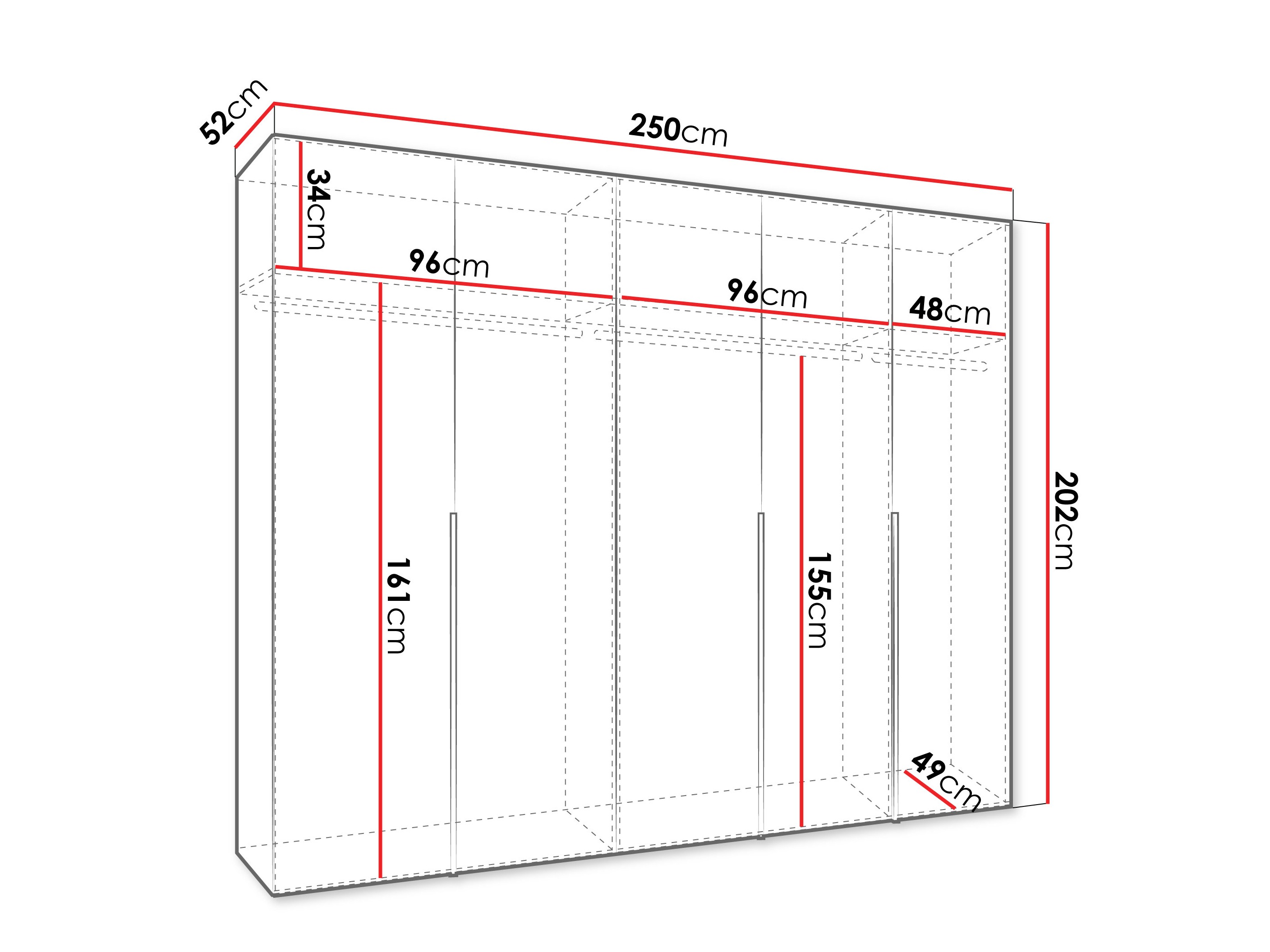Armario Hartford 538 (Roble Artisan)