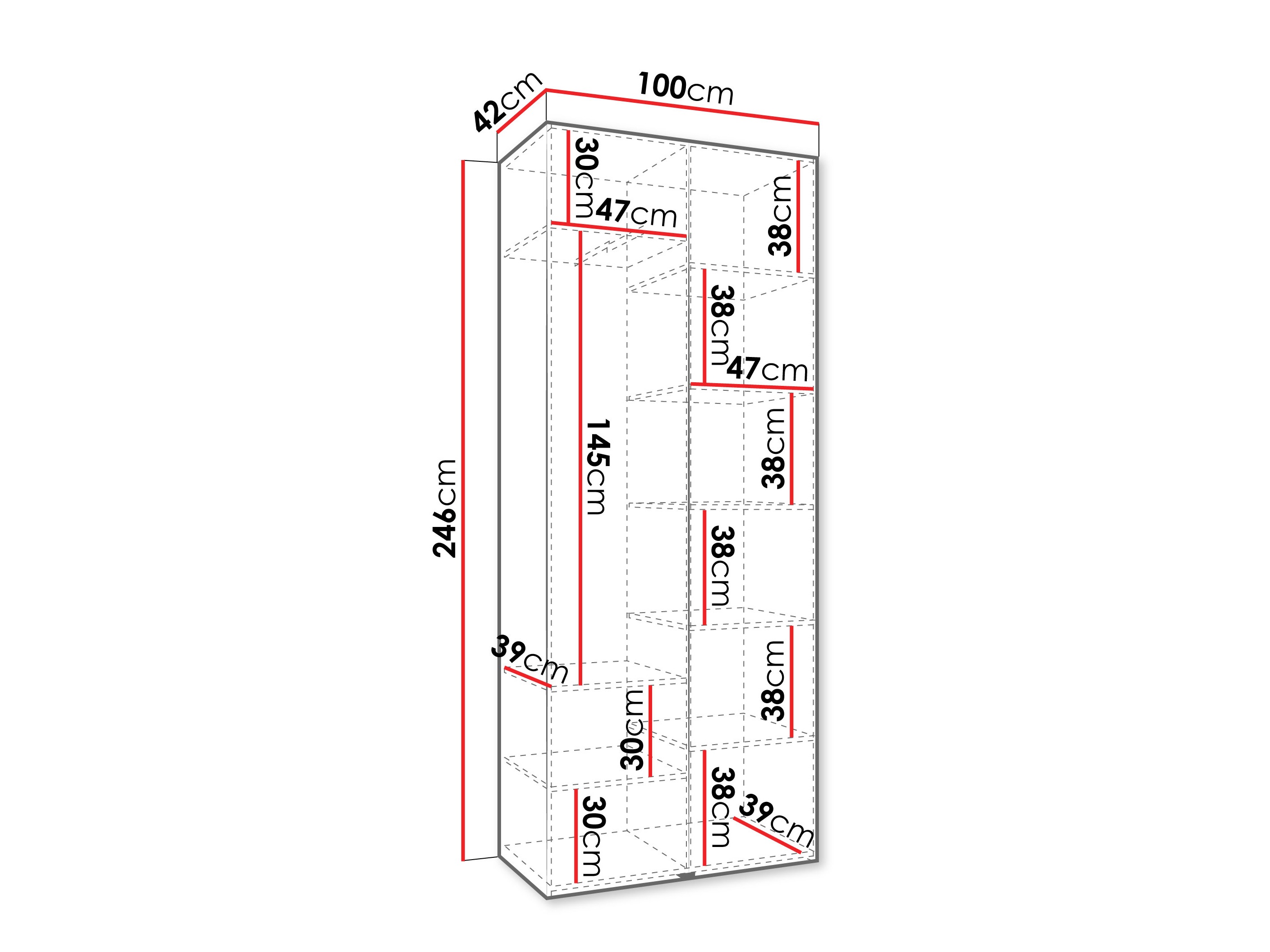 Armario Hartford 540 (Cachemira)