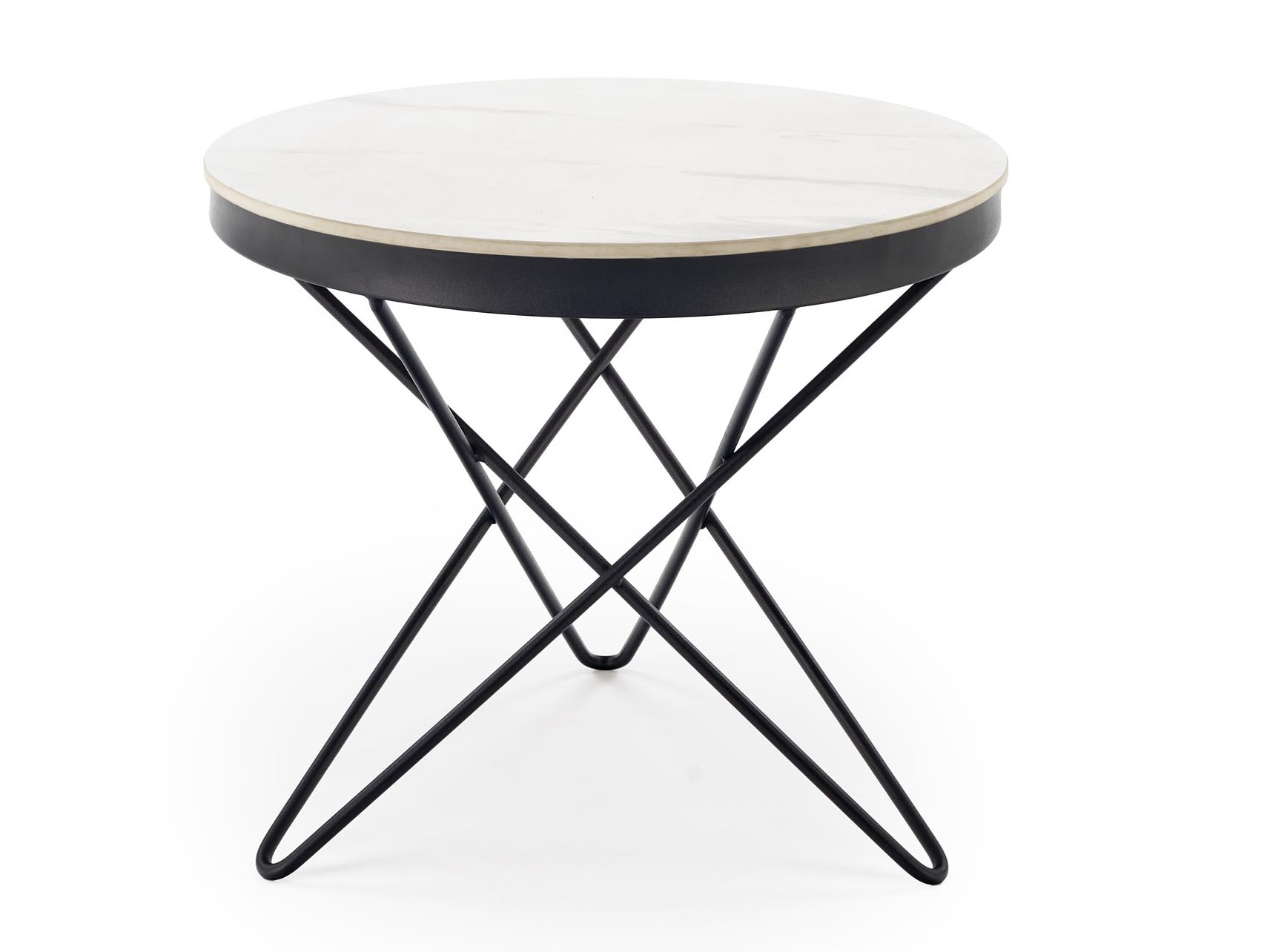 Mesa de centro Houston 2063 (Mármol blanco + Negro)