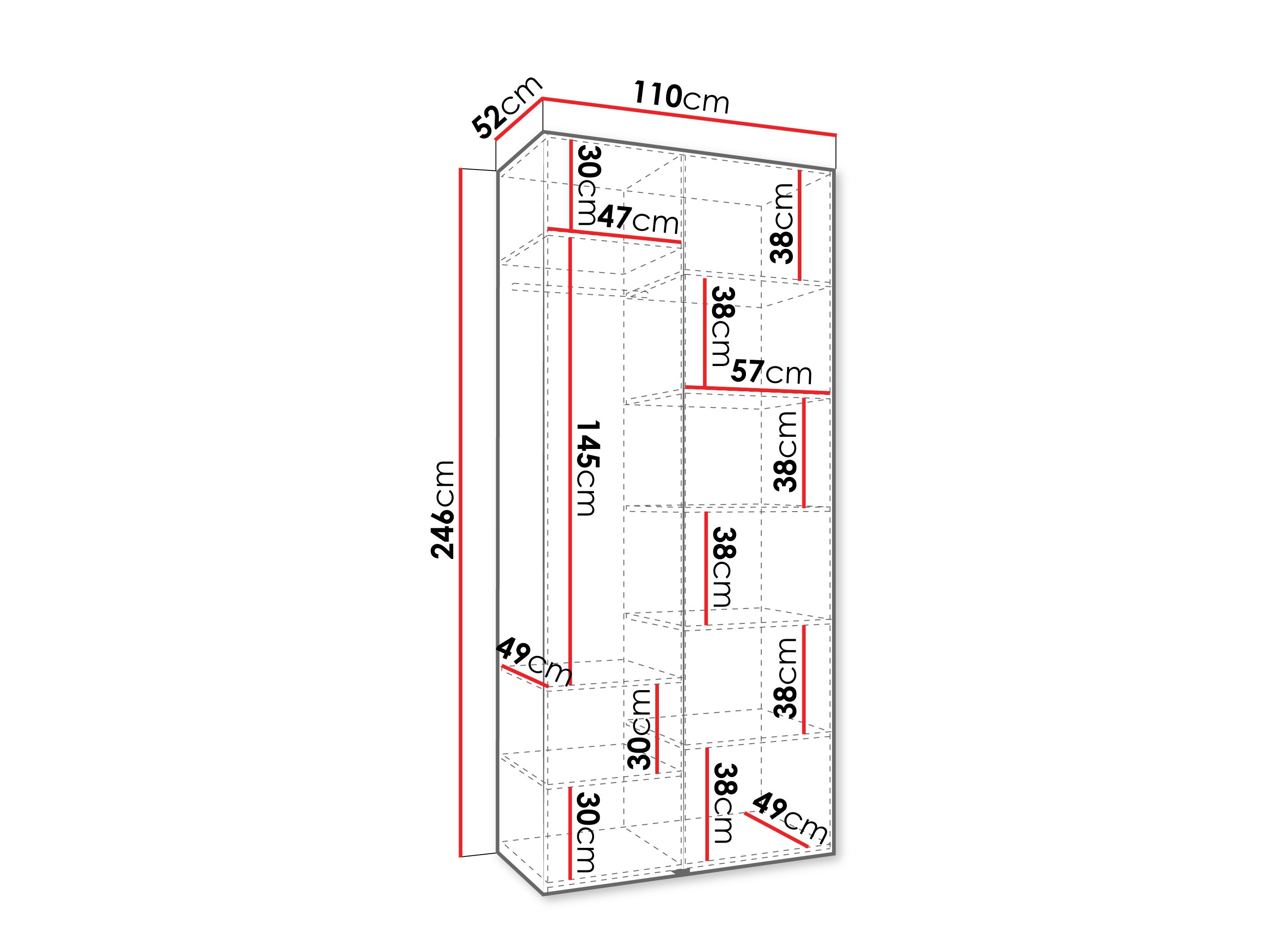 Armario Hartford 540 (Cachemira)