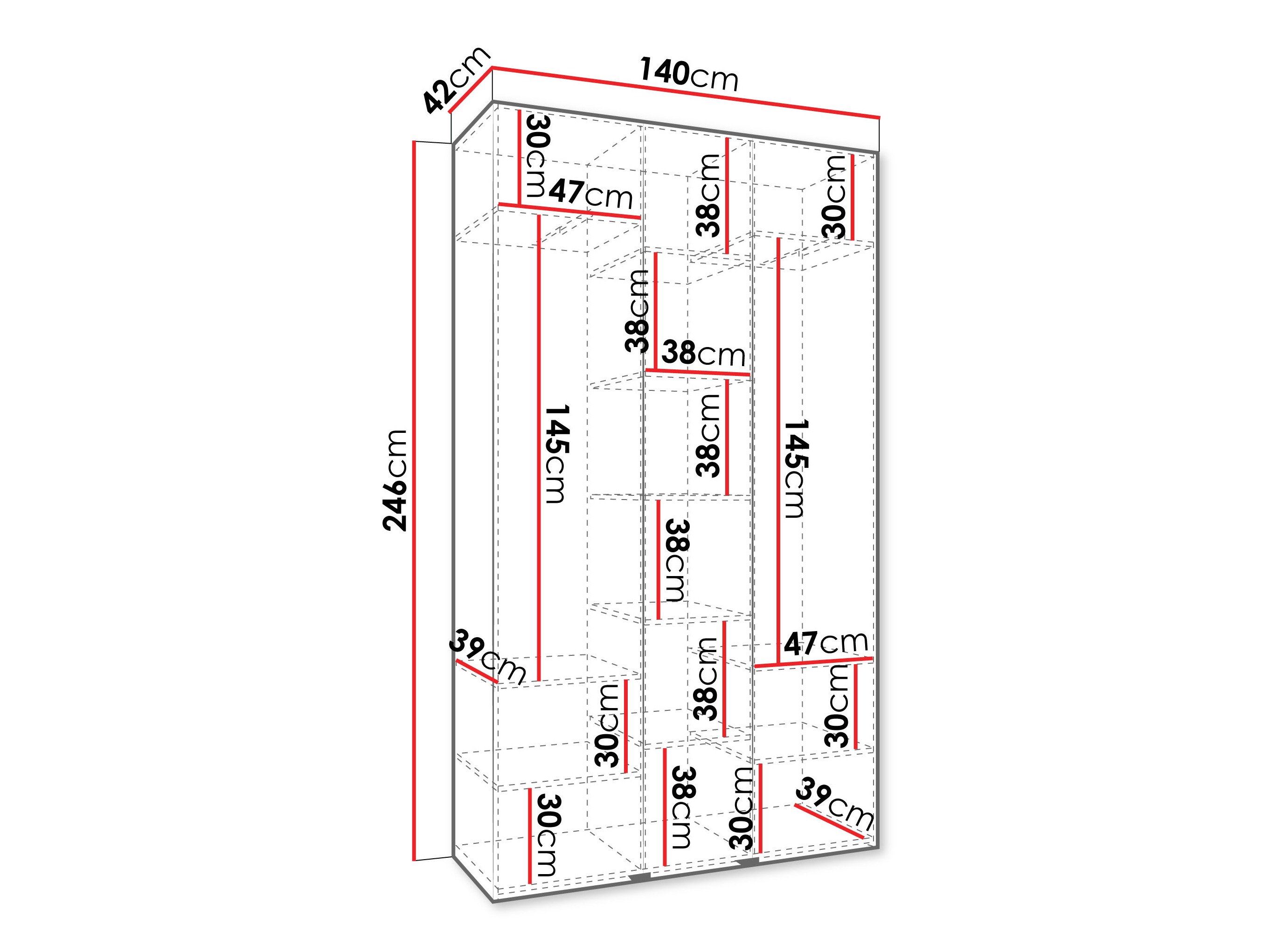 Armario Hartford 544 (Cachemira)