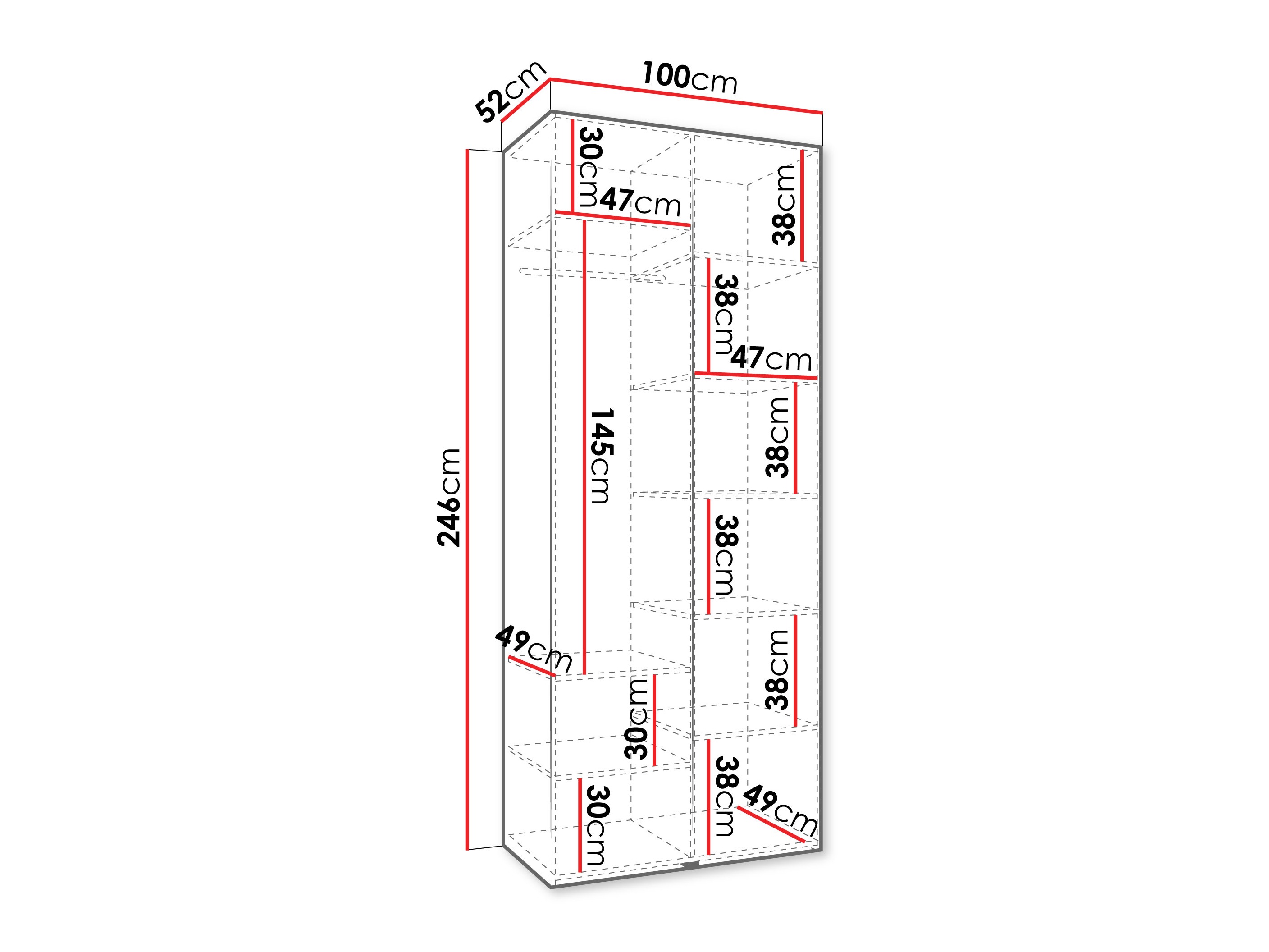 Armario Hartford 562 (Blanco)