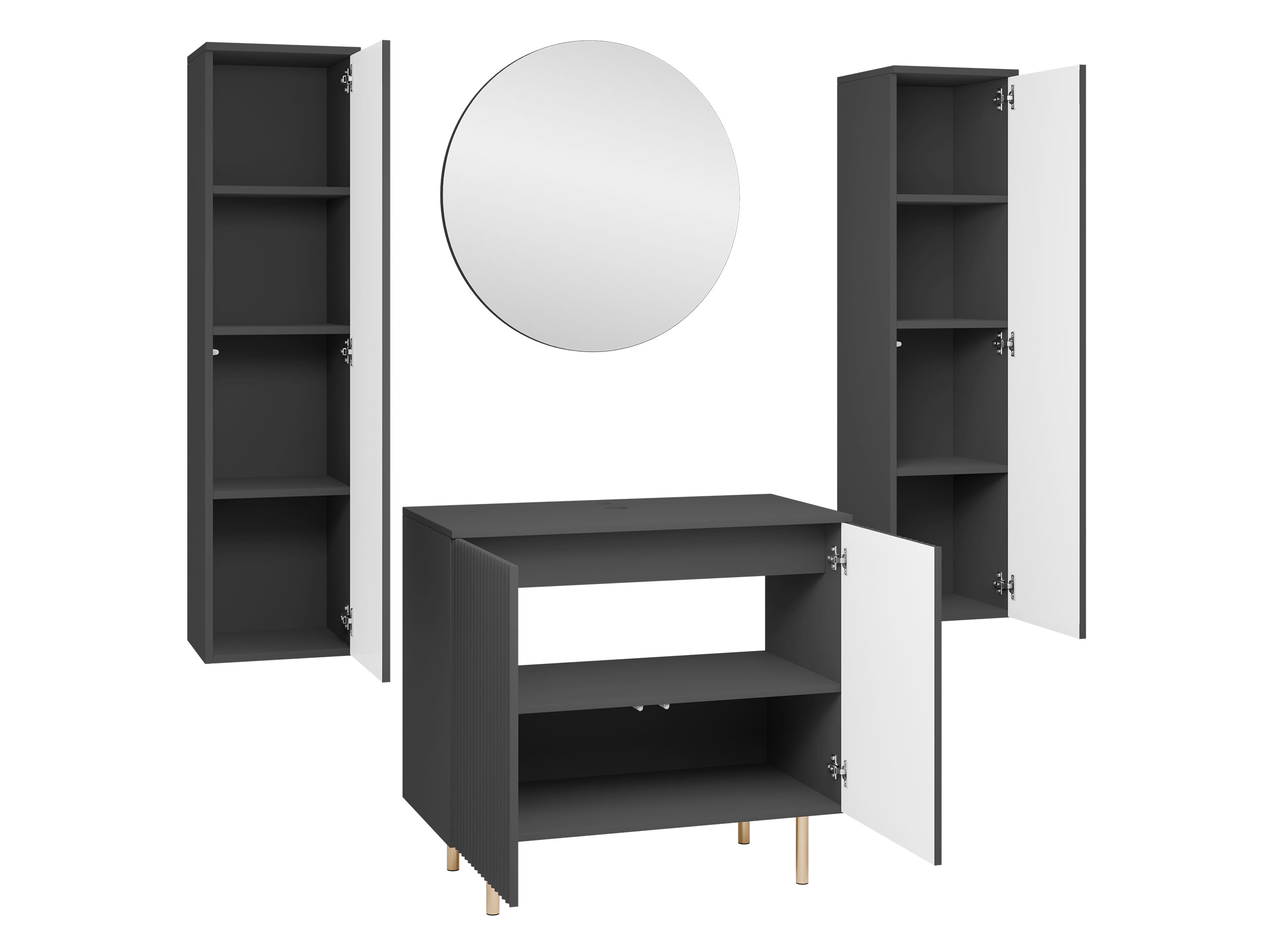 Conjunto de mueble de baño Virdomi 112 (Cachemira)