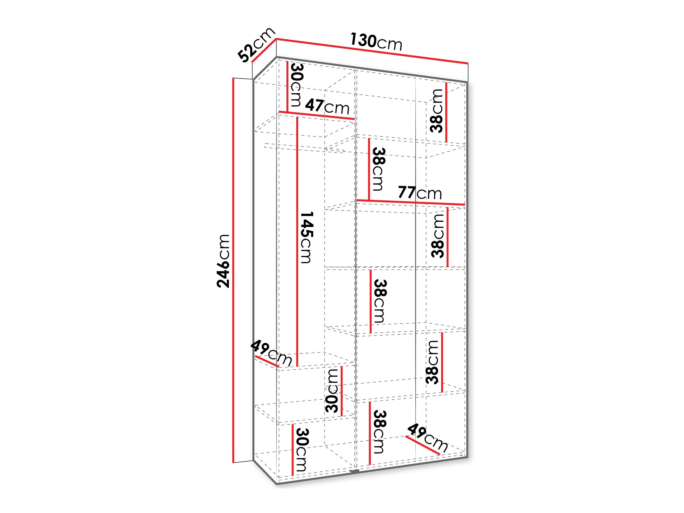 Armario Hartford 563 (Blanco)