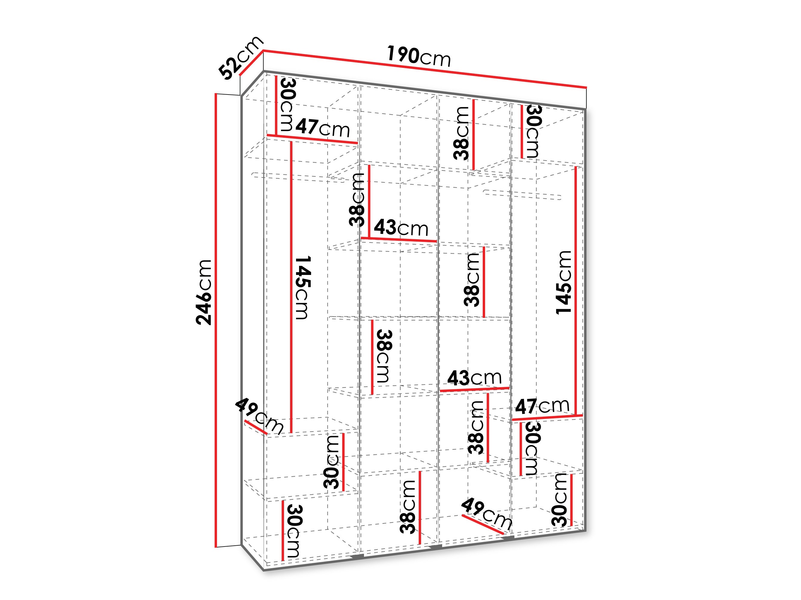 Armario Hartford 564 (Cachemira)