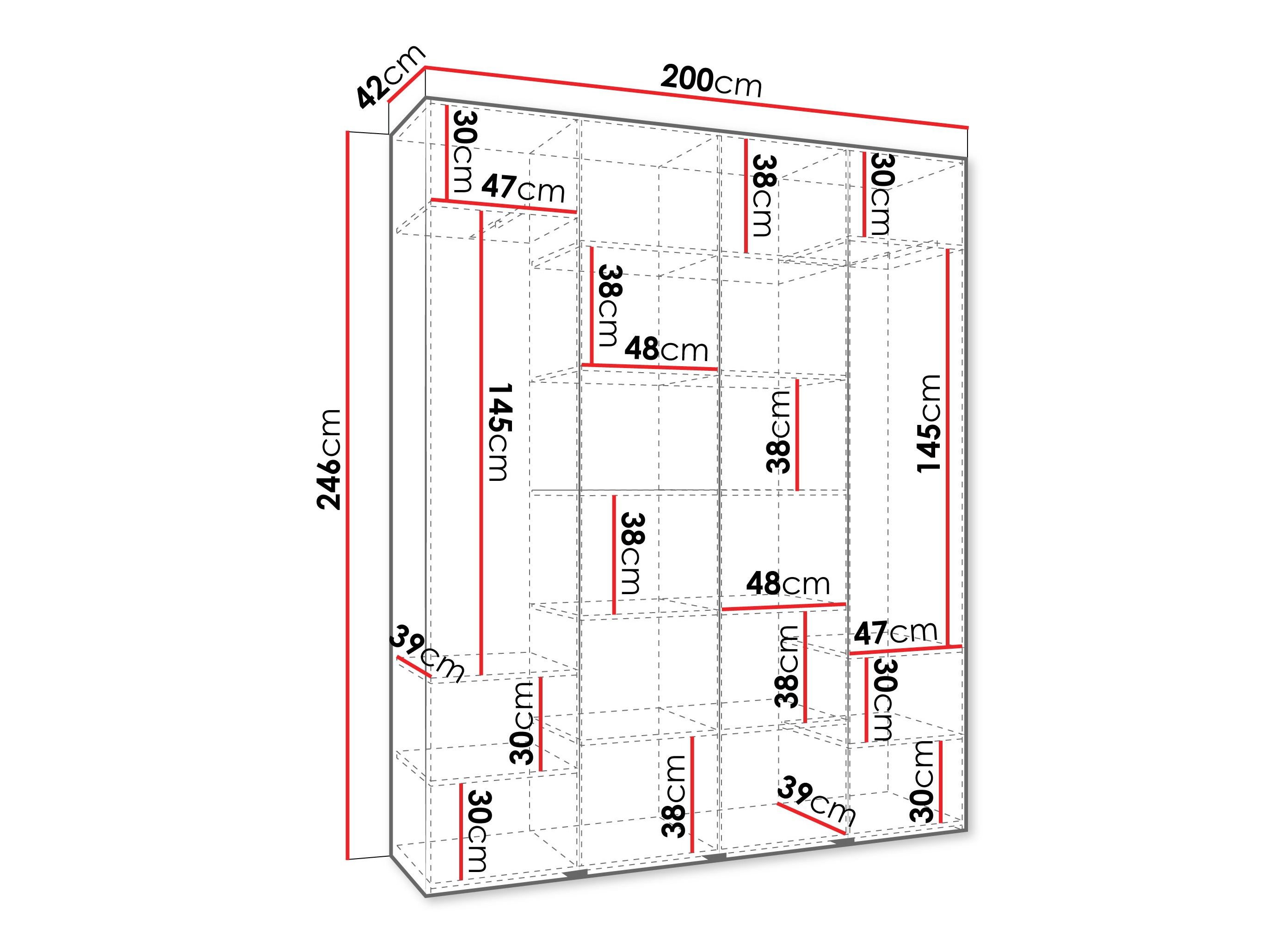 Armario Hartford 564 (Cachemira)