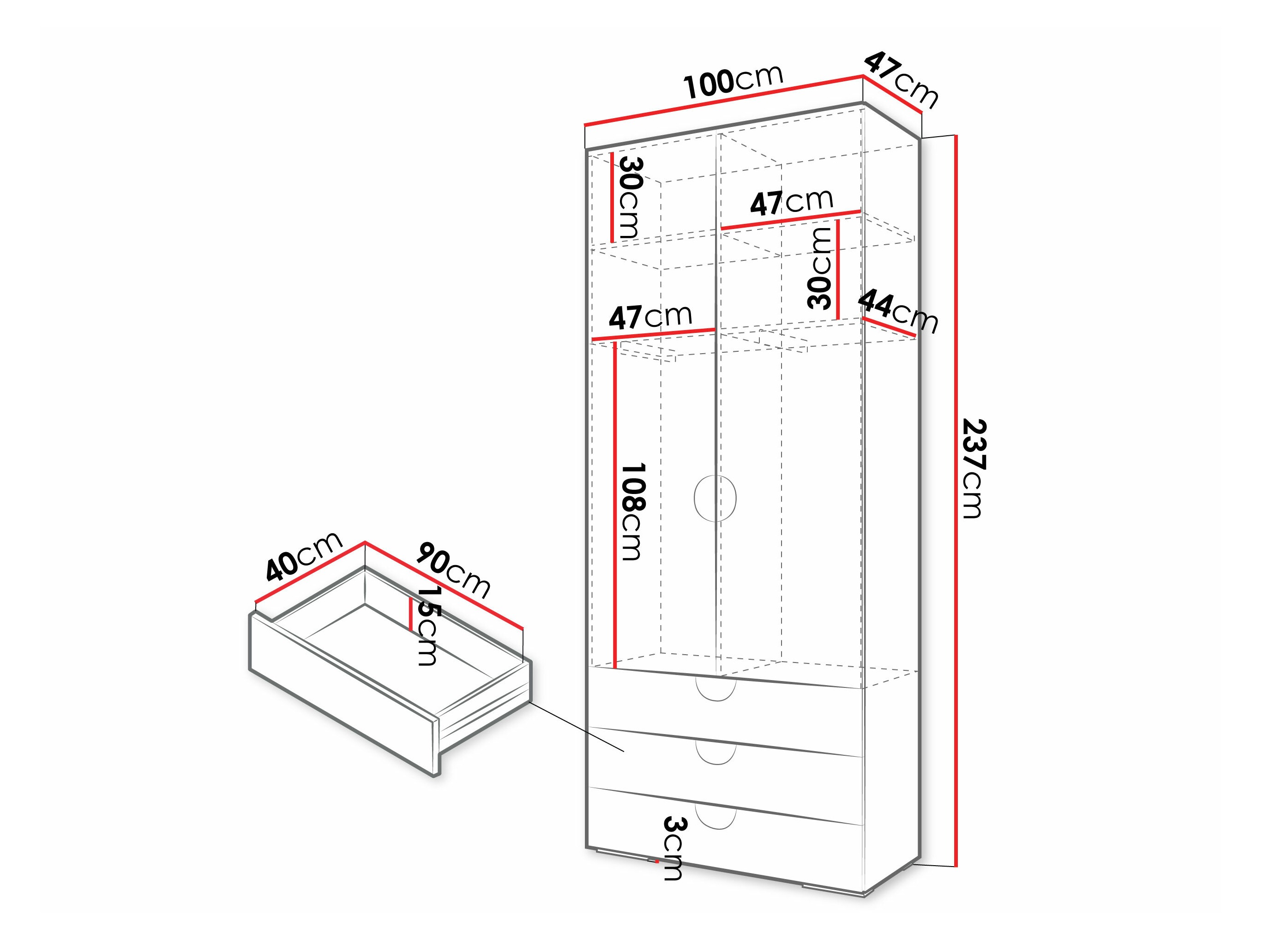 Armario Hartford 565 (Blanco)