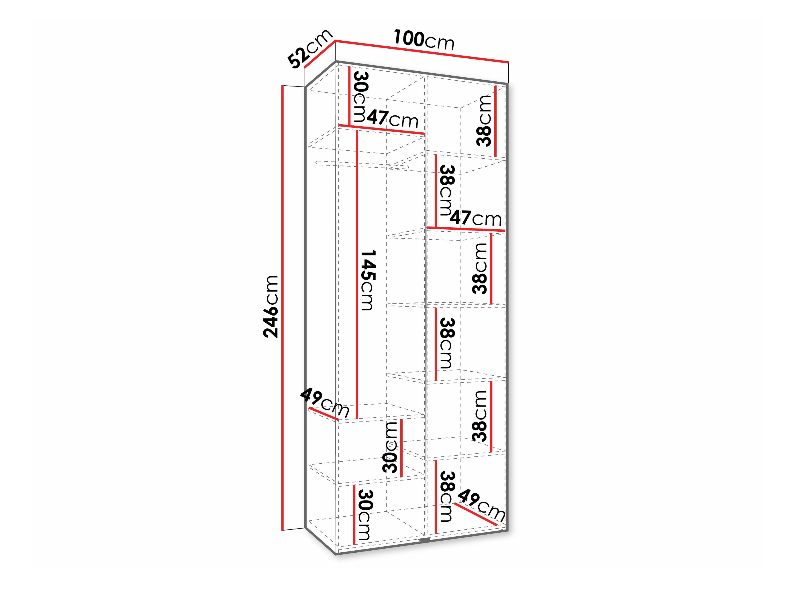 Armario Hartford 569 (Blanco)