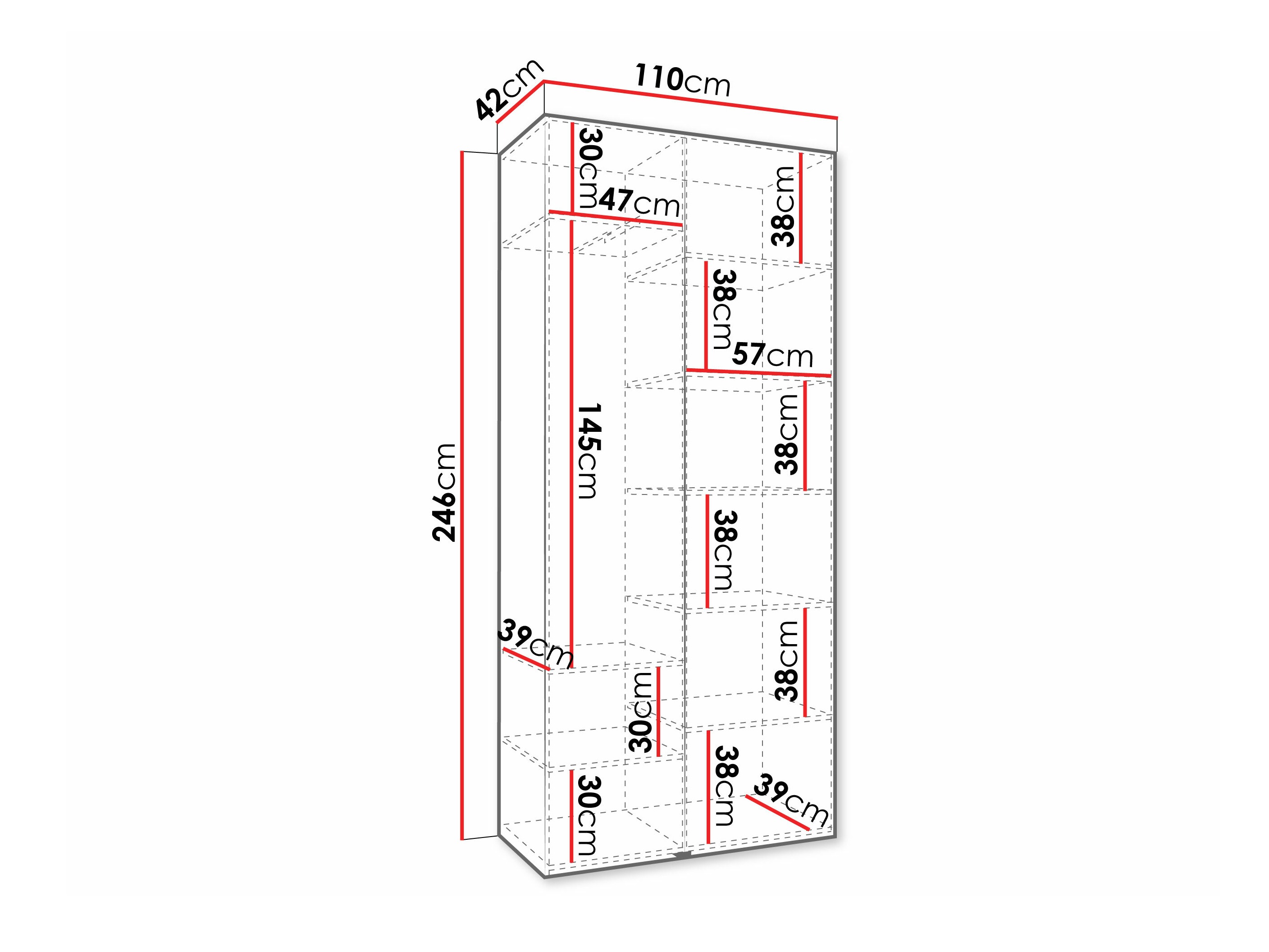 Armario Hartford 569 (Blanco)