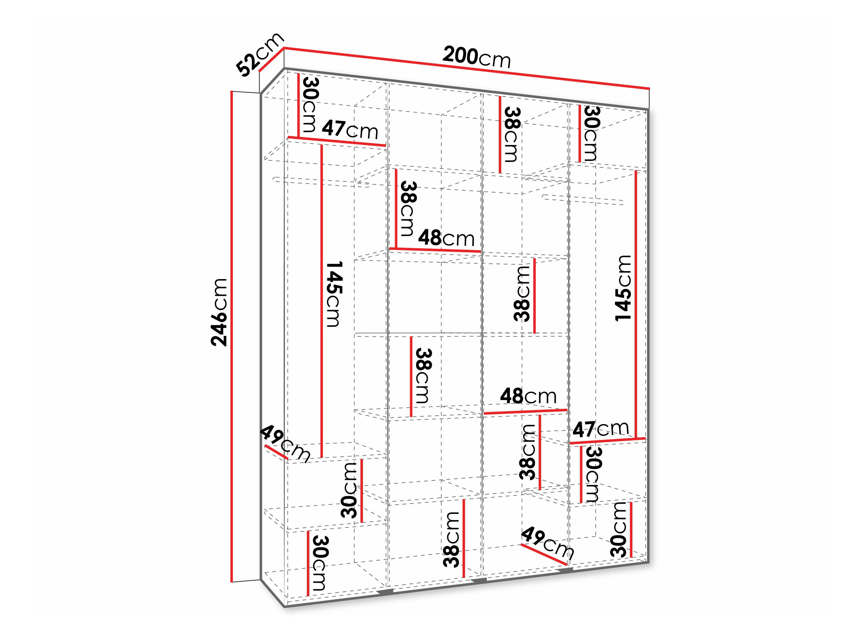 Armario Hartford 570 (Blanco)