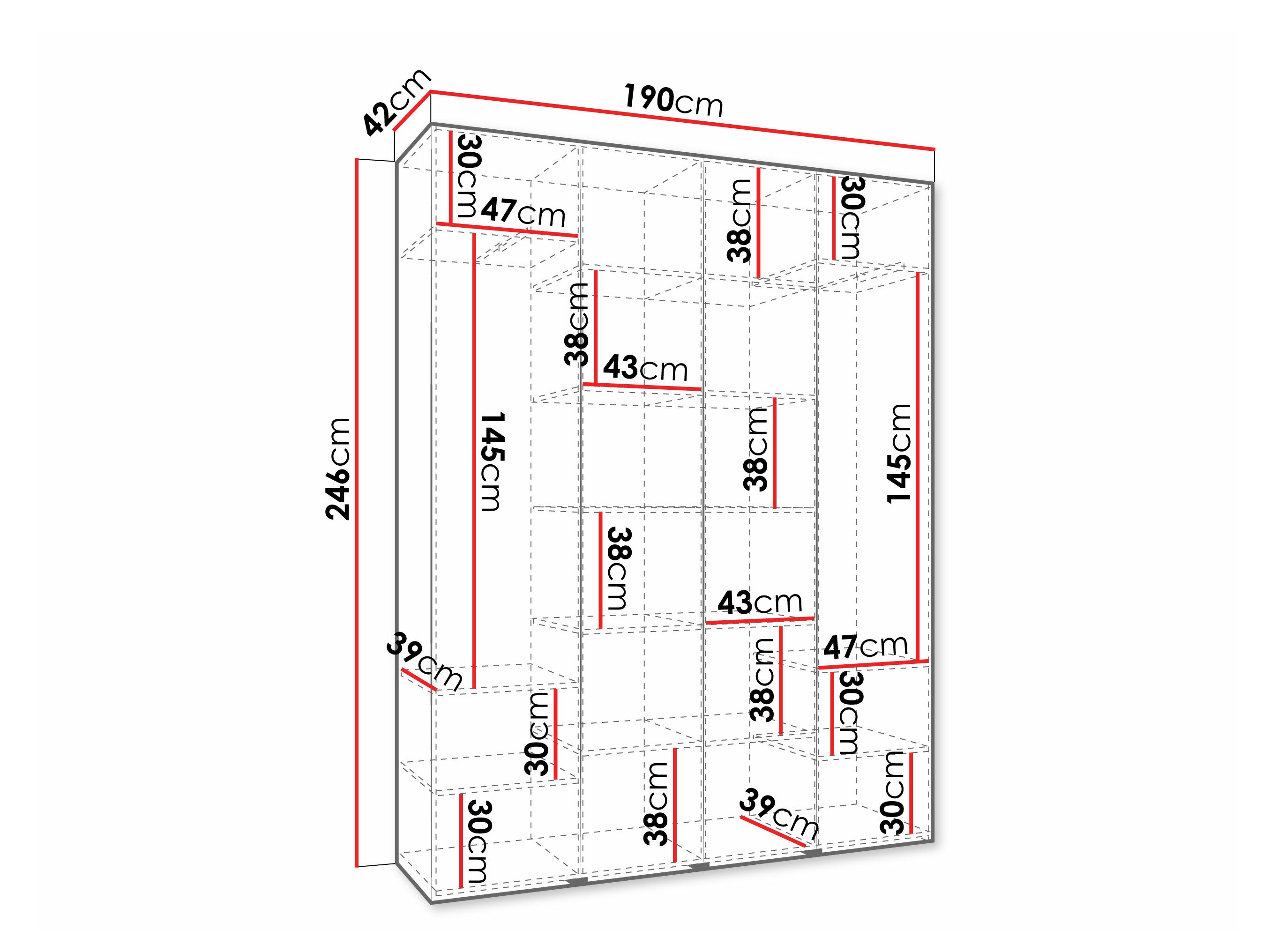 Armario Hartford 570 (Cachemira)