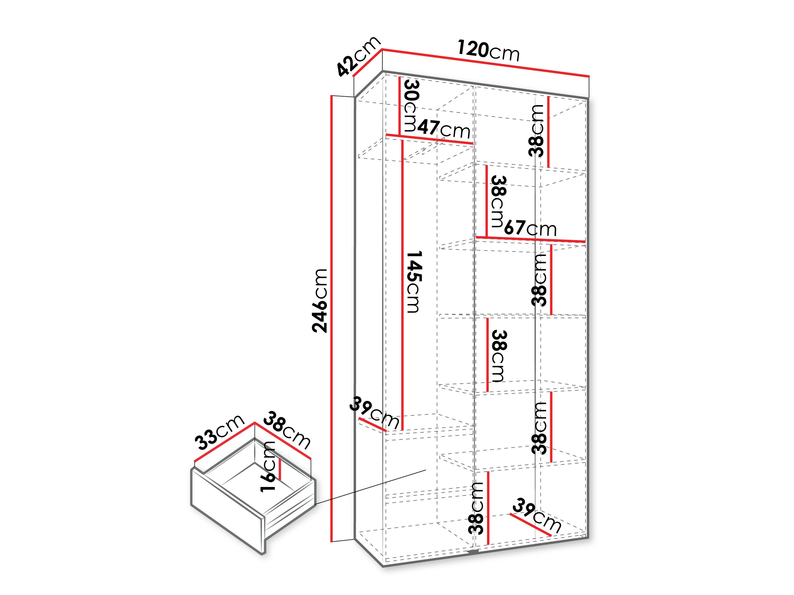 Armario Hartford 571 (Cachemira)