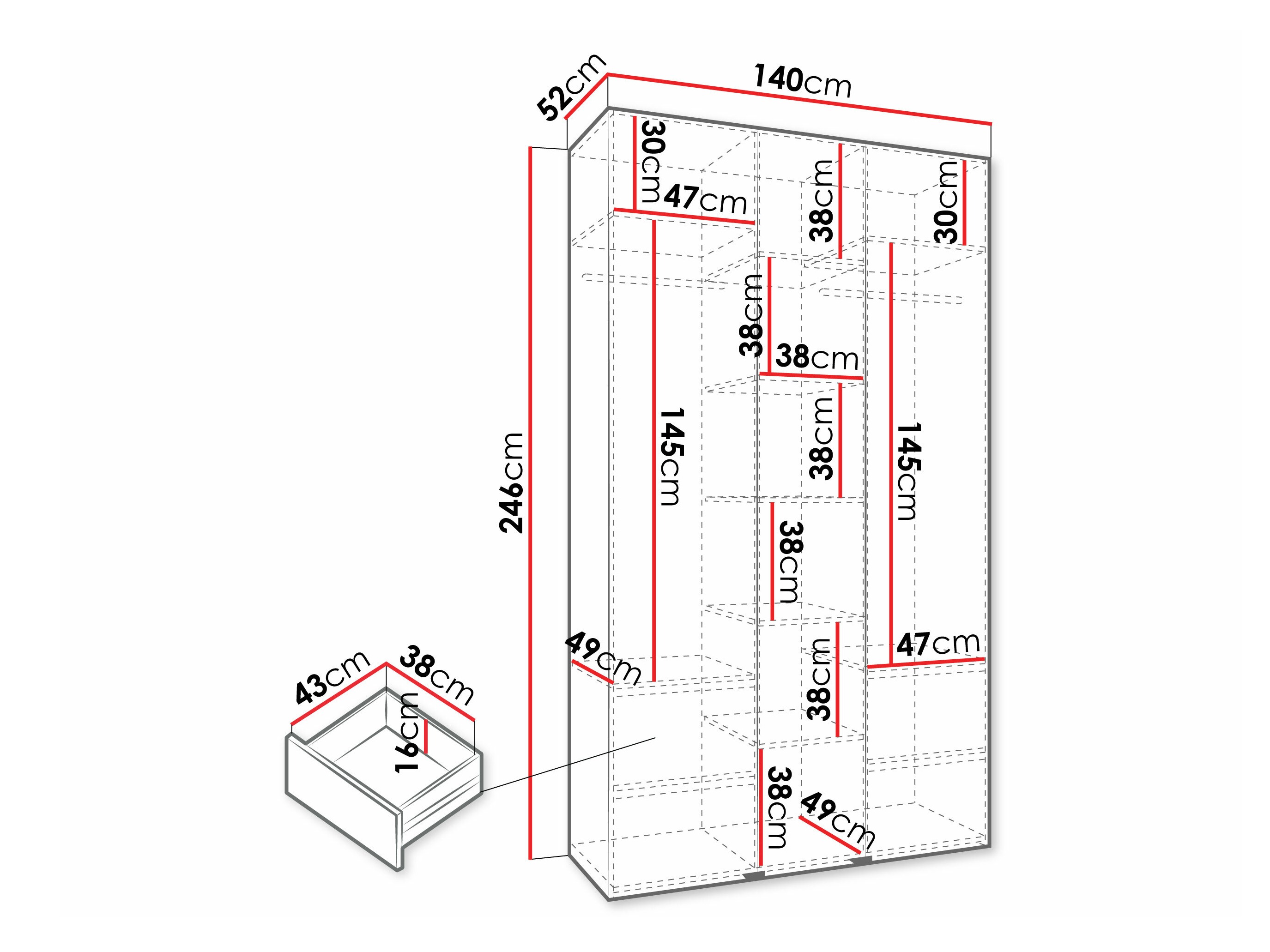 Armario Hartford 571 (Cachemira)