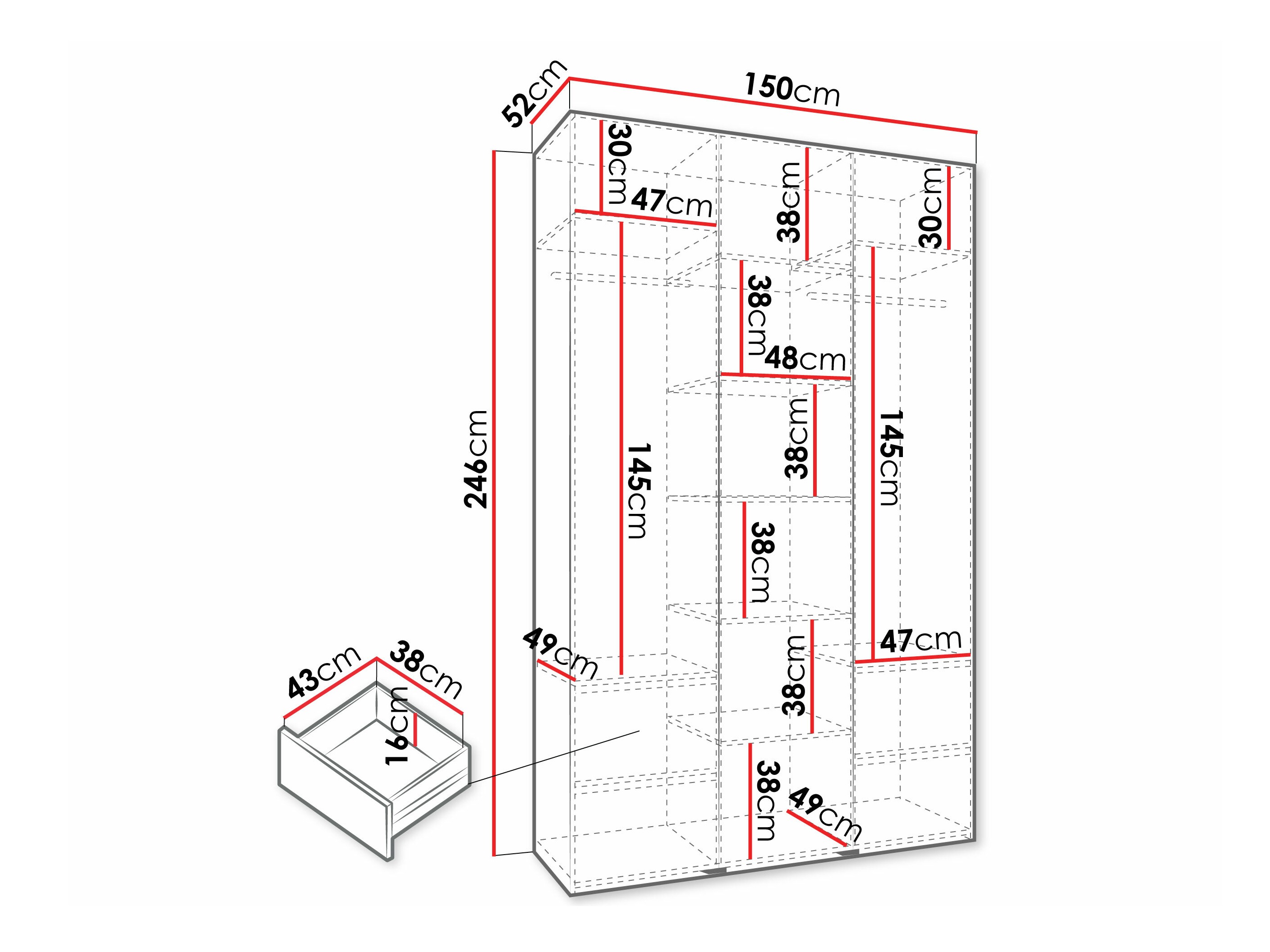 Armario Hartford 571 (Cachemira)