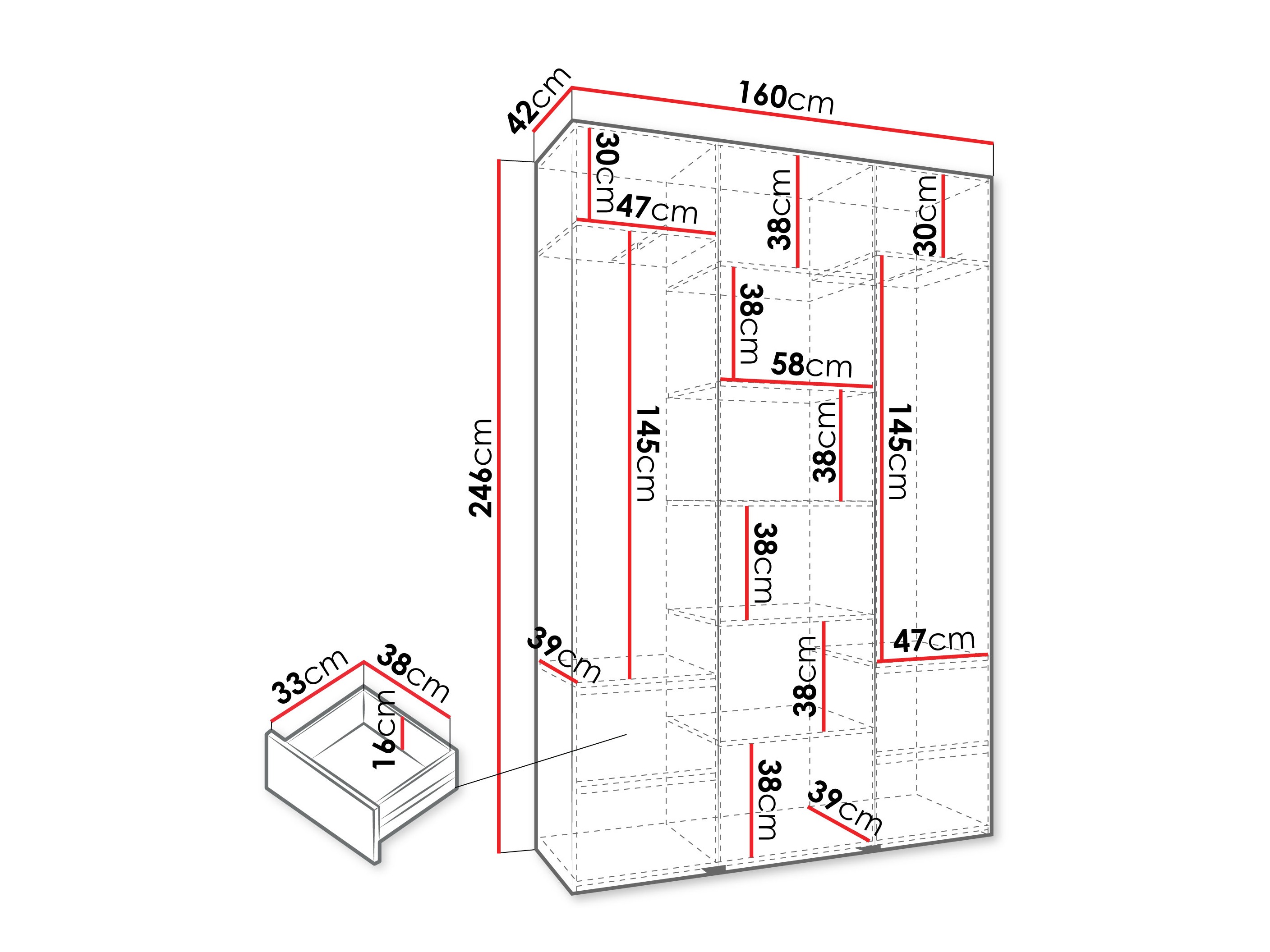 Armario Hartford 571 (Cachemira)