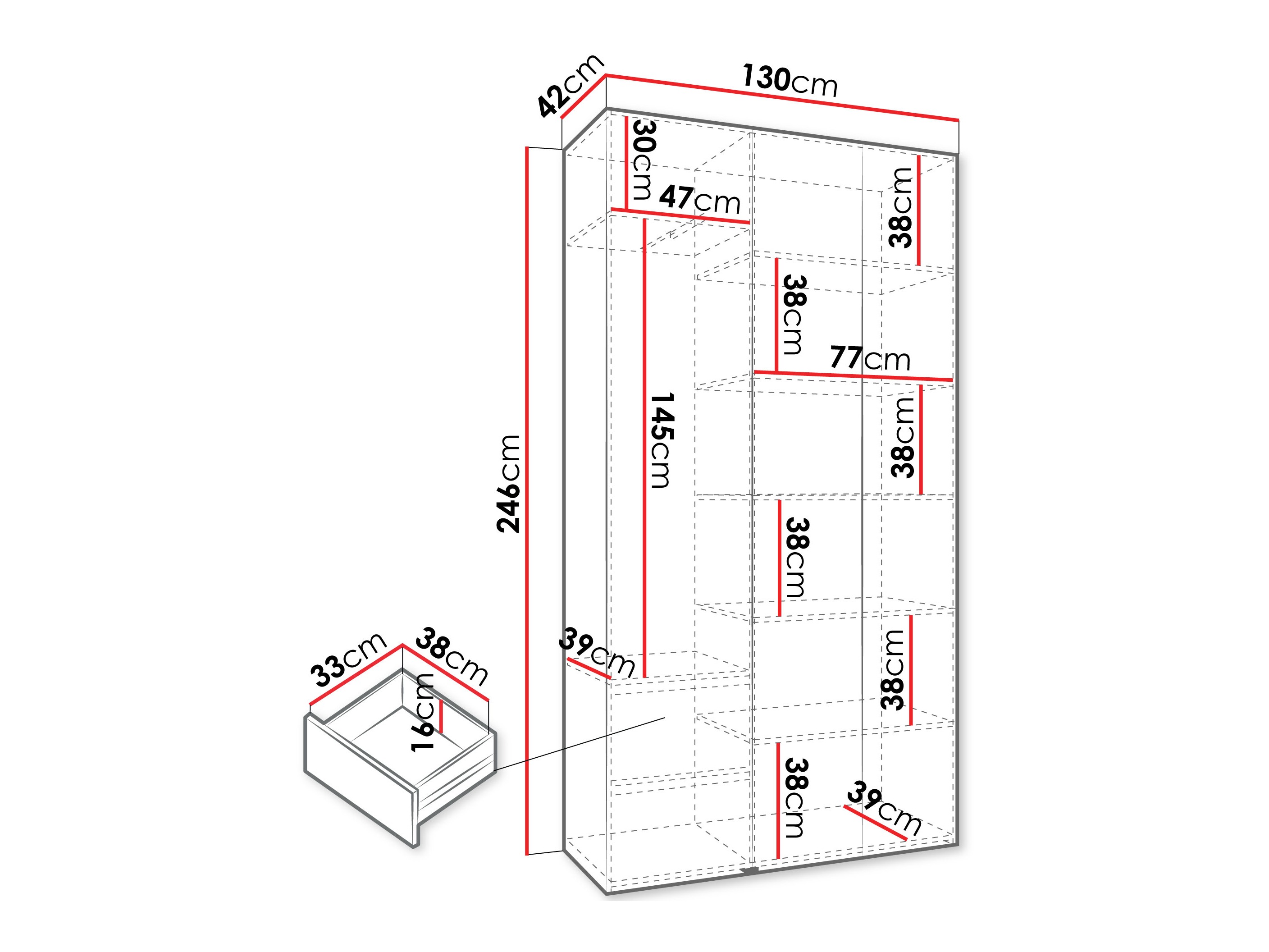 Armario Hartford 571 (Cachemira)