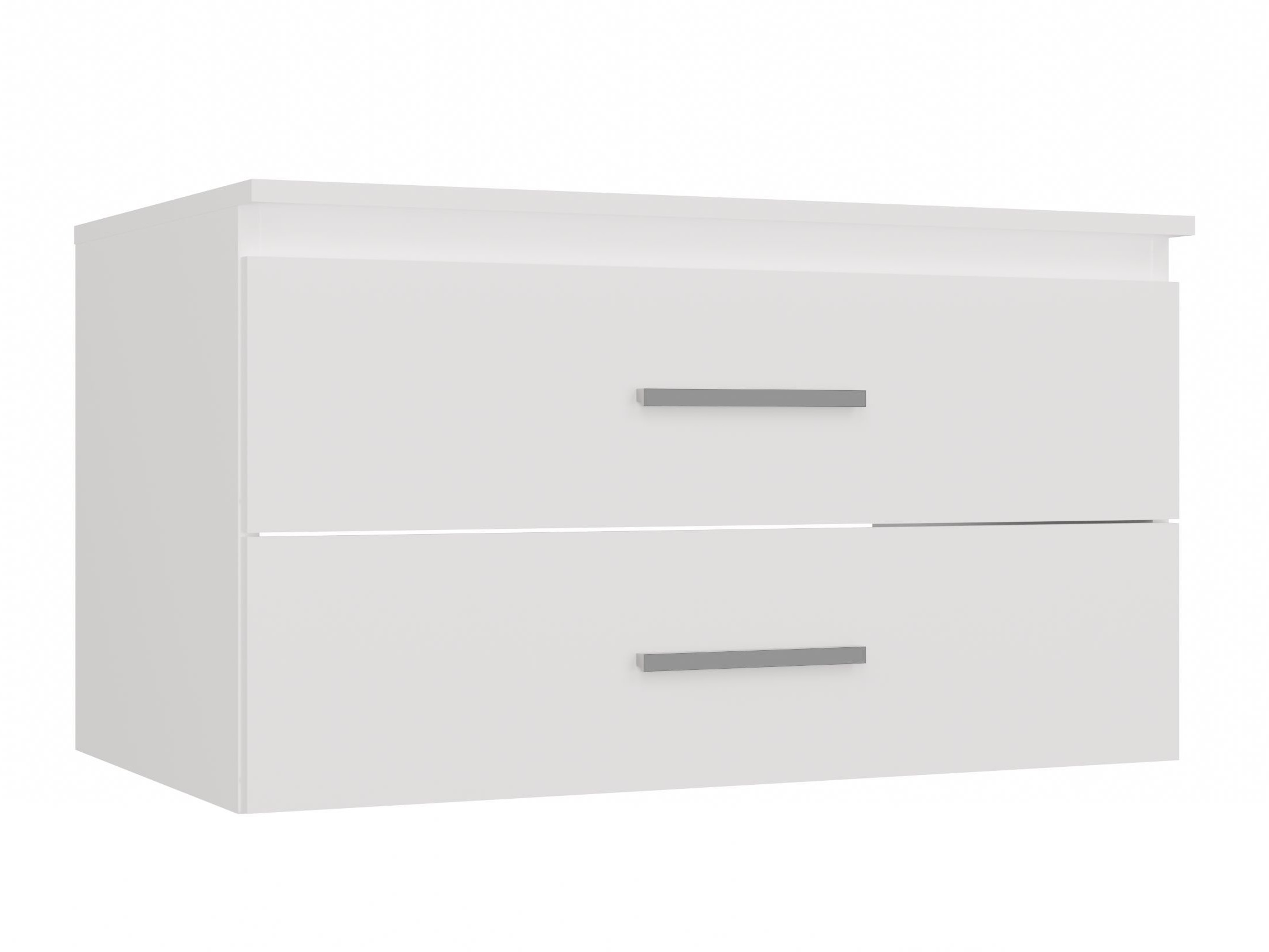 Armario de baño colgante para lavabo Nolmaru 113 (Blanco)