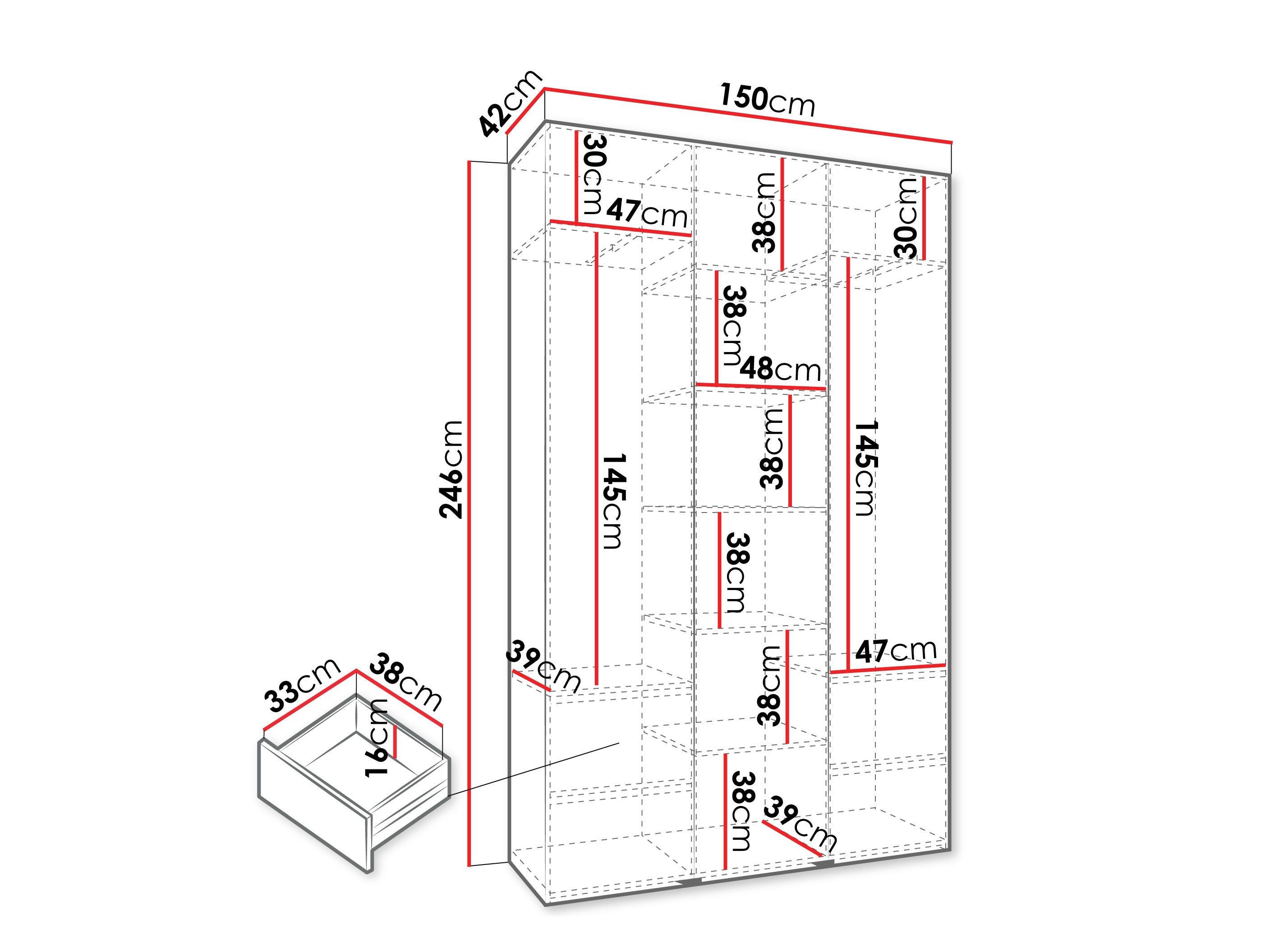 Armario Hartford 571 (Cachemira)