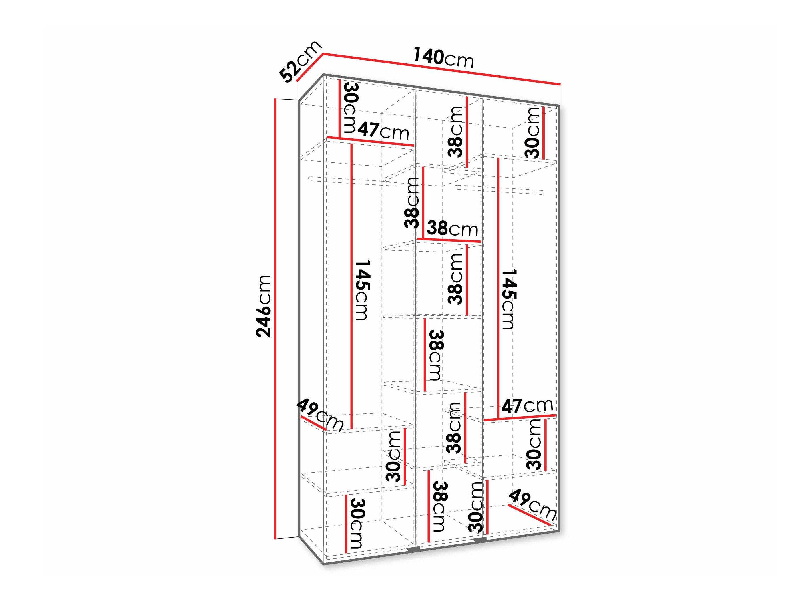 Armario Hartford 573 (Blanco)