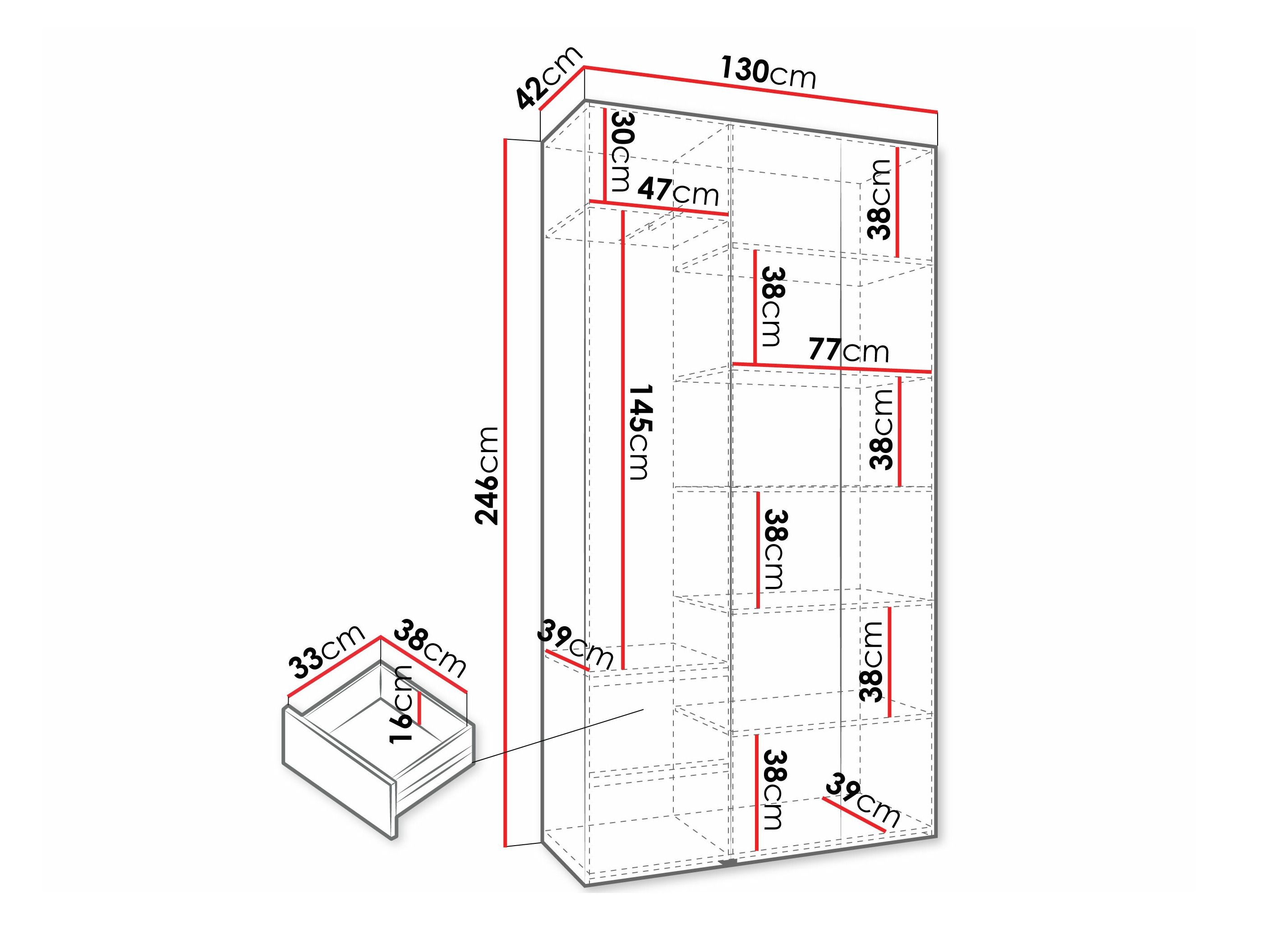 Armario Hartford 573 (Cachemira)