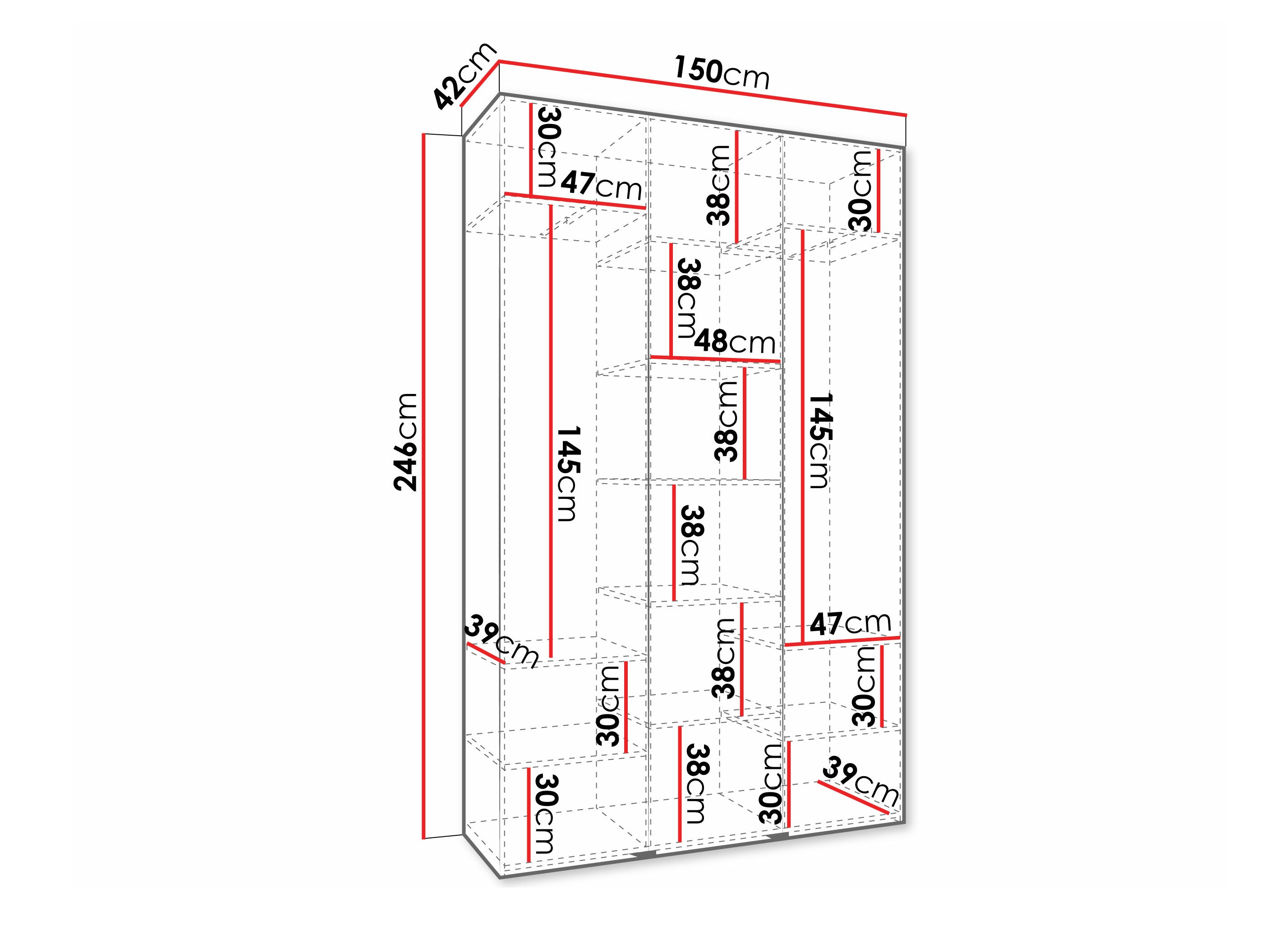Armario Hartford 573 (Cachemira)