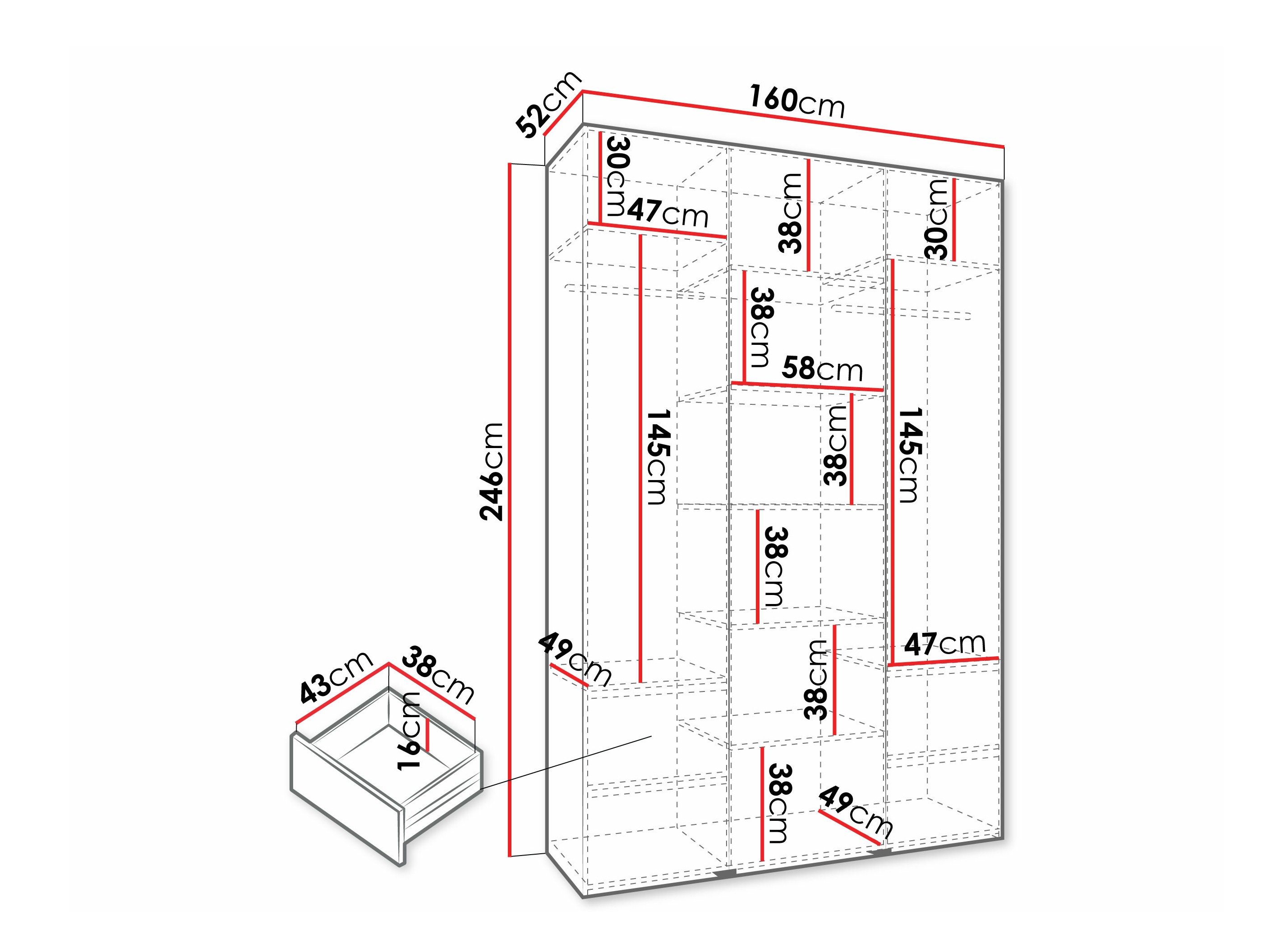 Armario Hartford 573 (Cachemira)