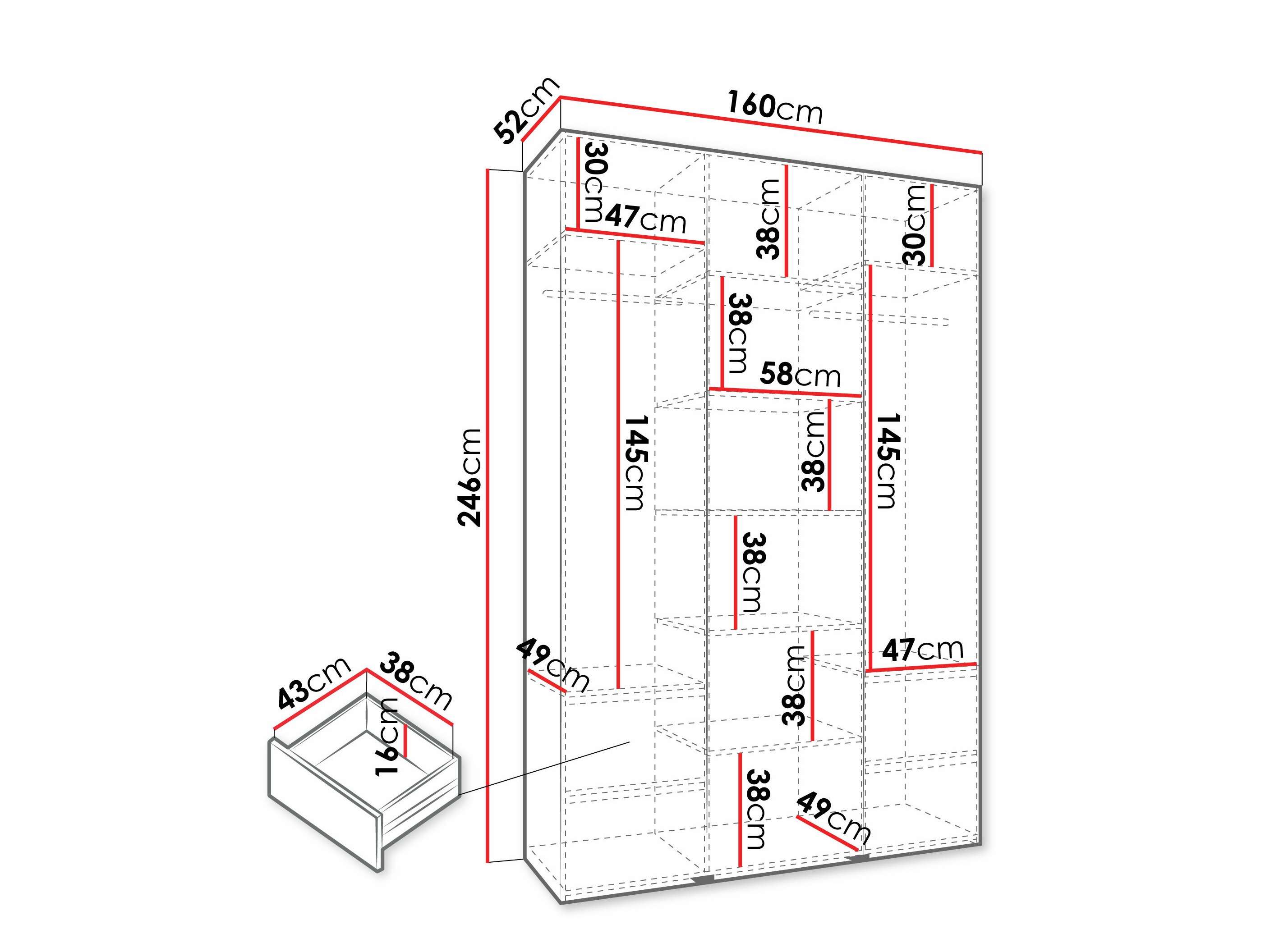 Armario Hartford 573 (Cachemira)