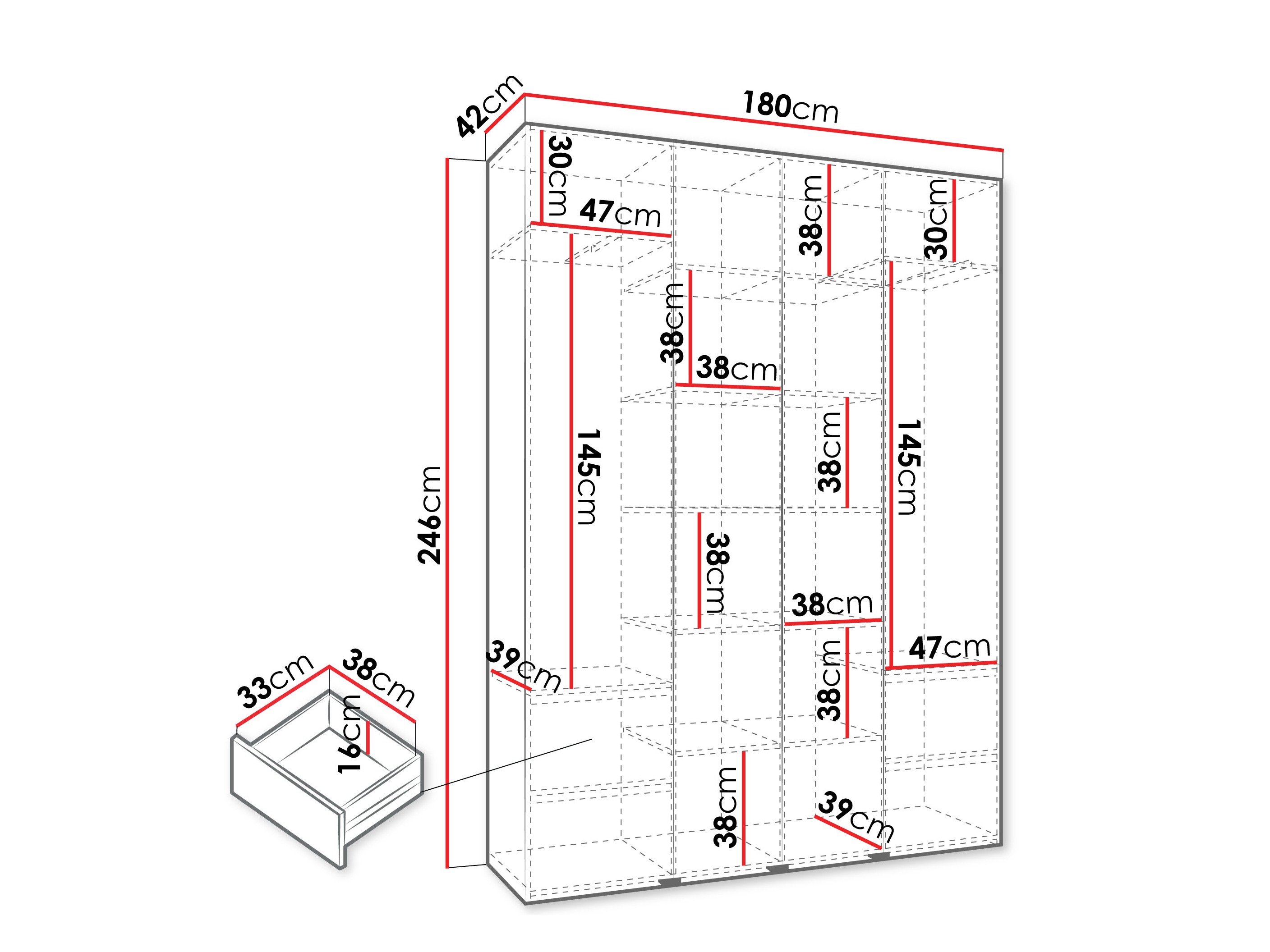 Armario Hartford 574 (Cachemira)