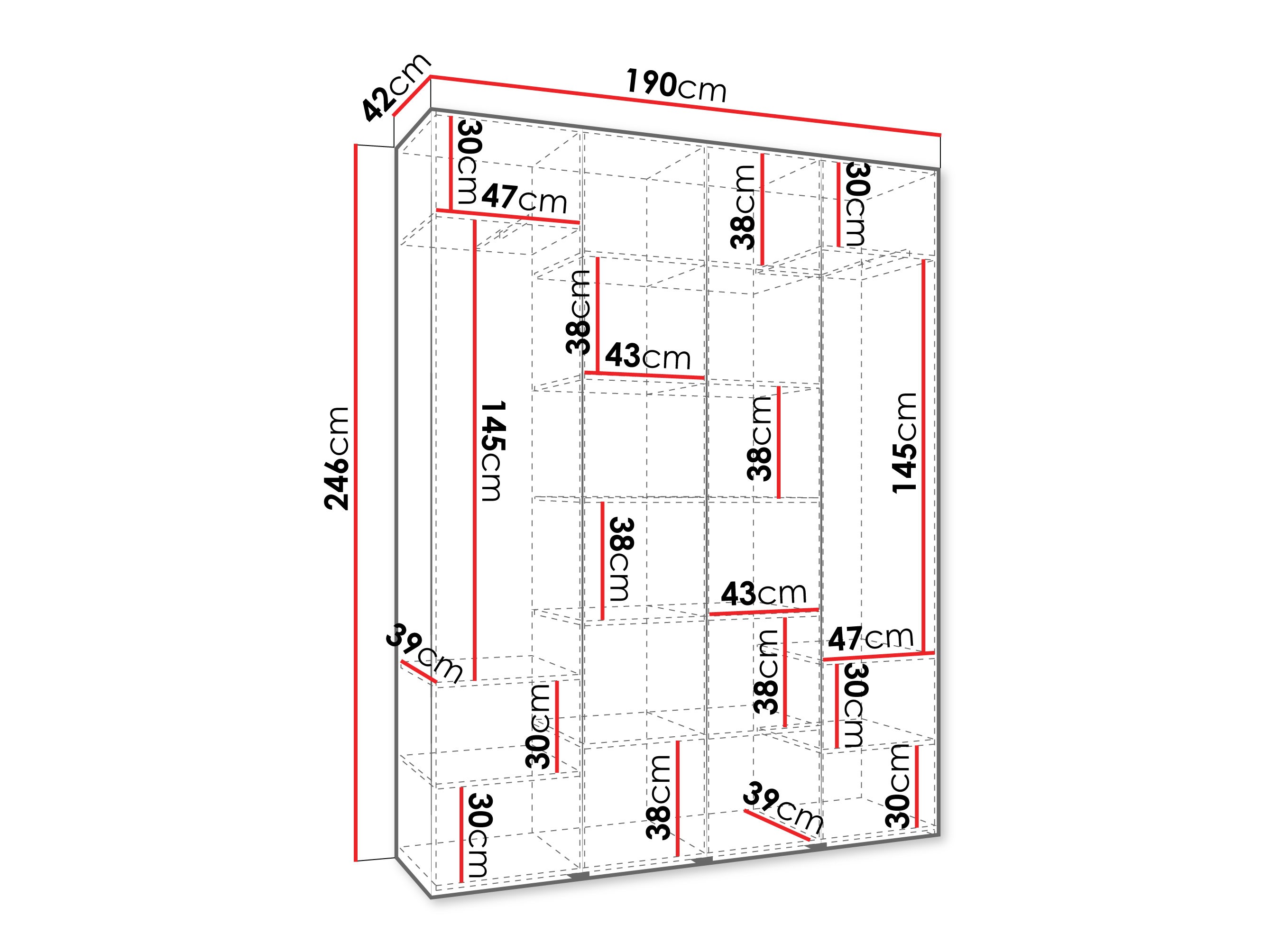 Armario Hartford 574 (Cachemira)