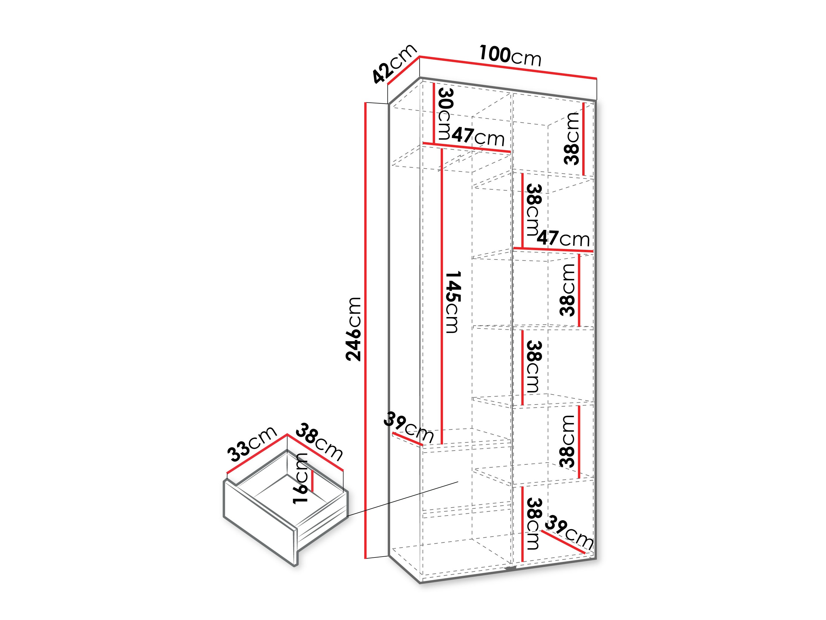 Armario Hartford 540 (Cachemira)