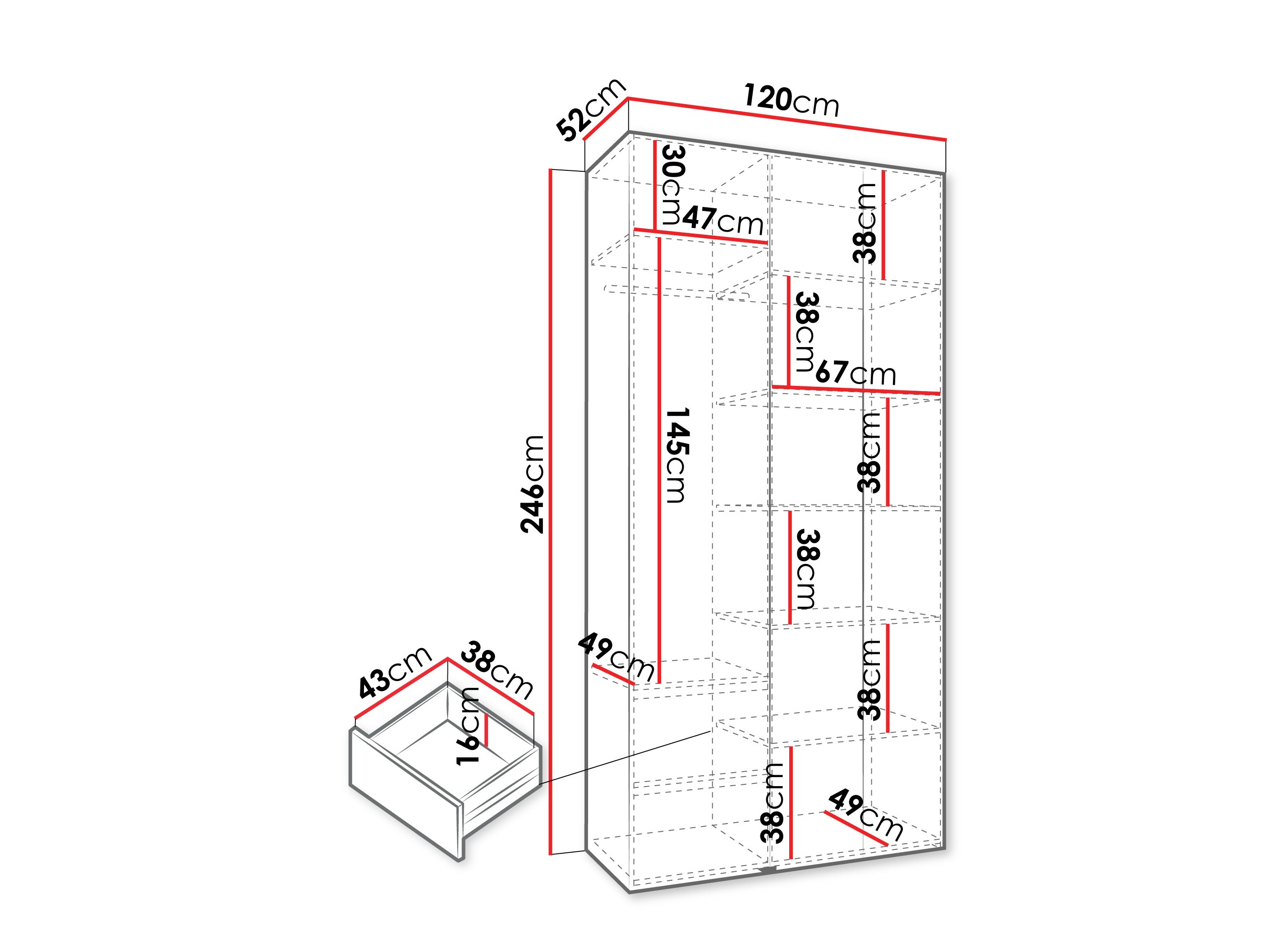 Armario Hartford 544 (Cachemira)