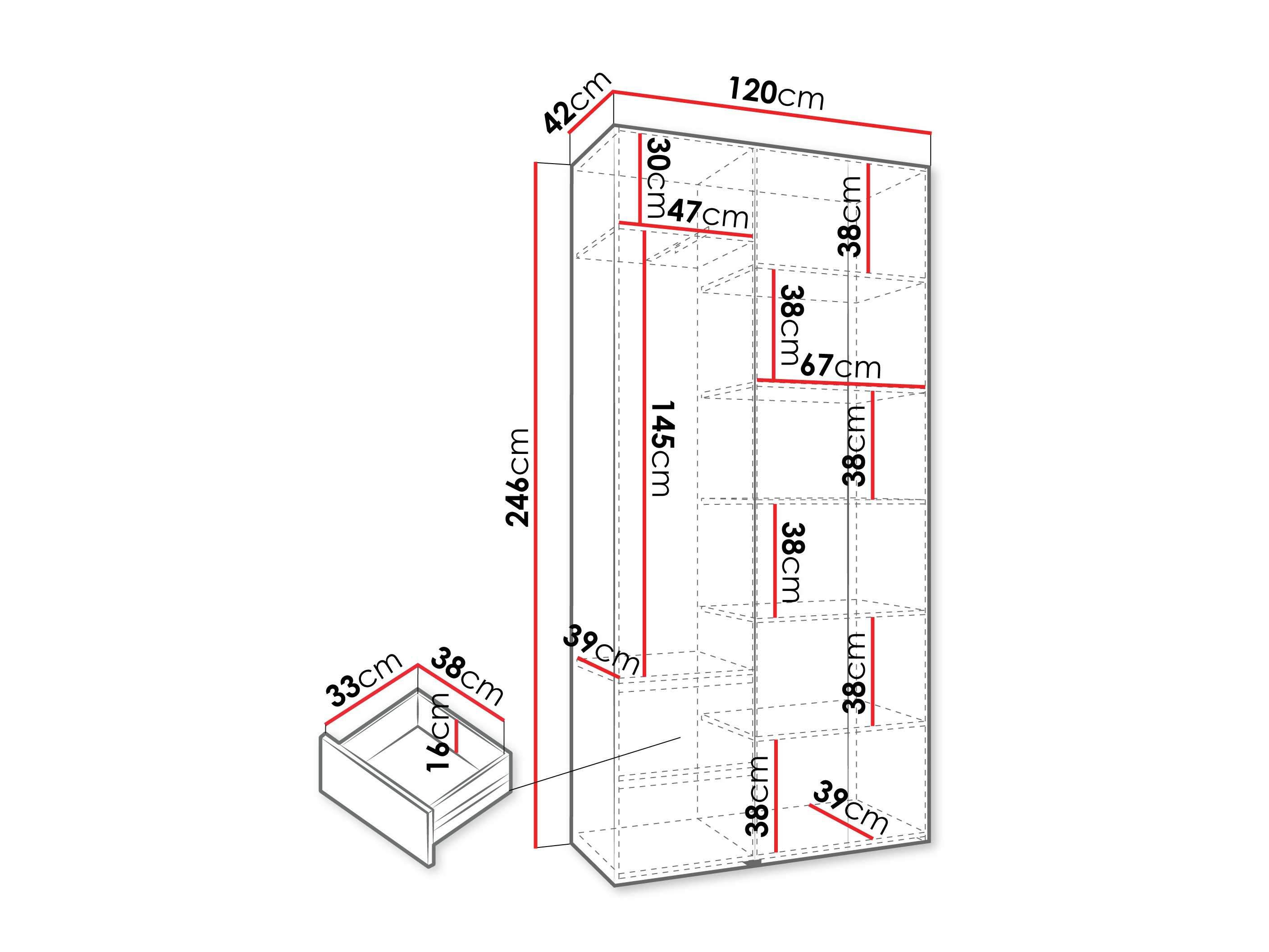 Armario Hartford 544 (Cachemira)