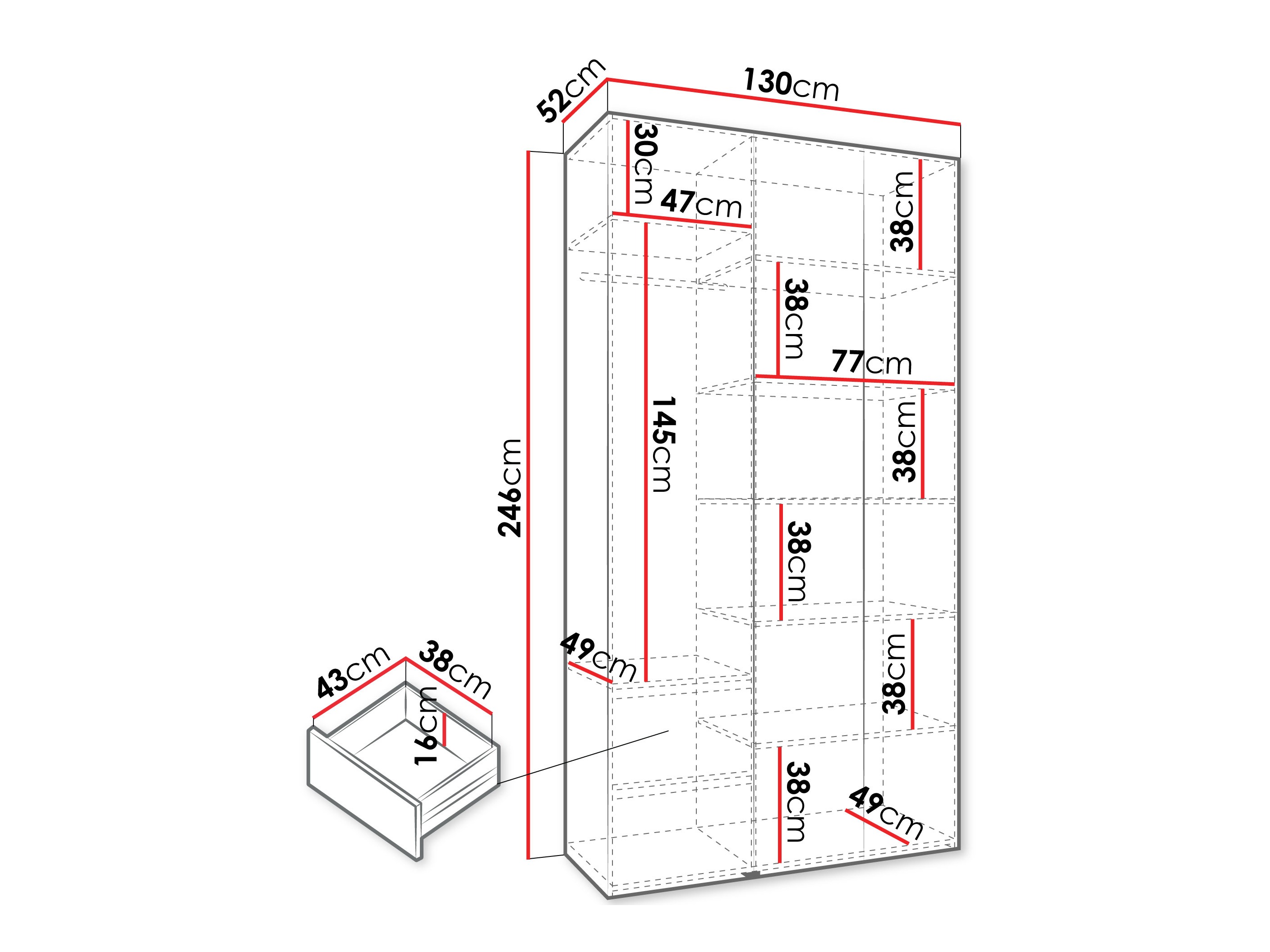 Armario Hartford 544 (Cachemira)