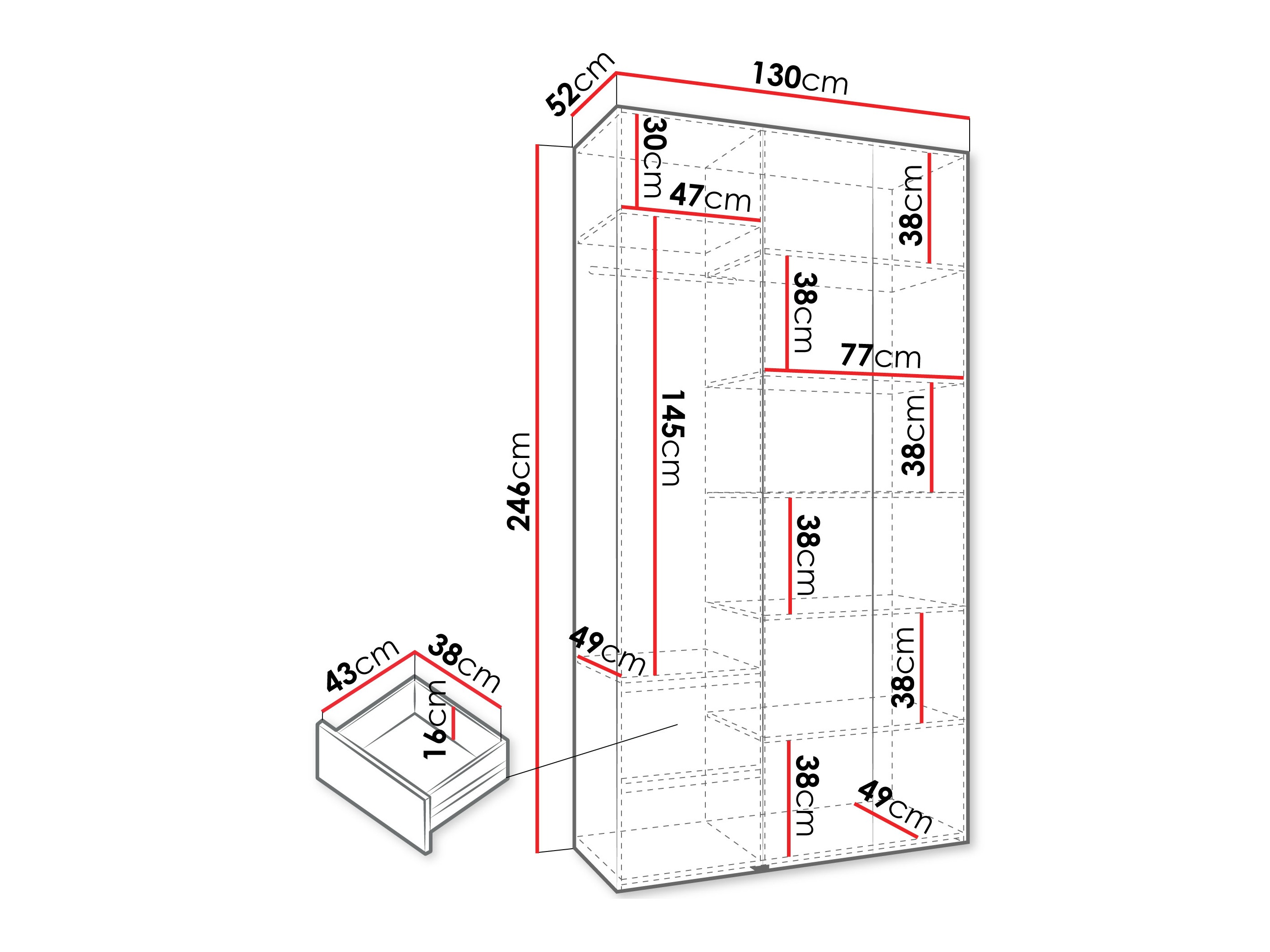 Armario Hartford 544 (Cachemira)