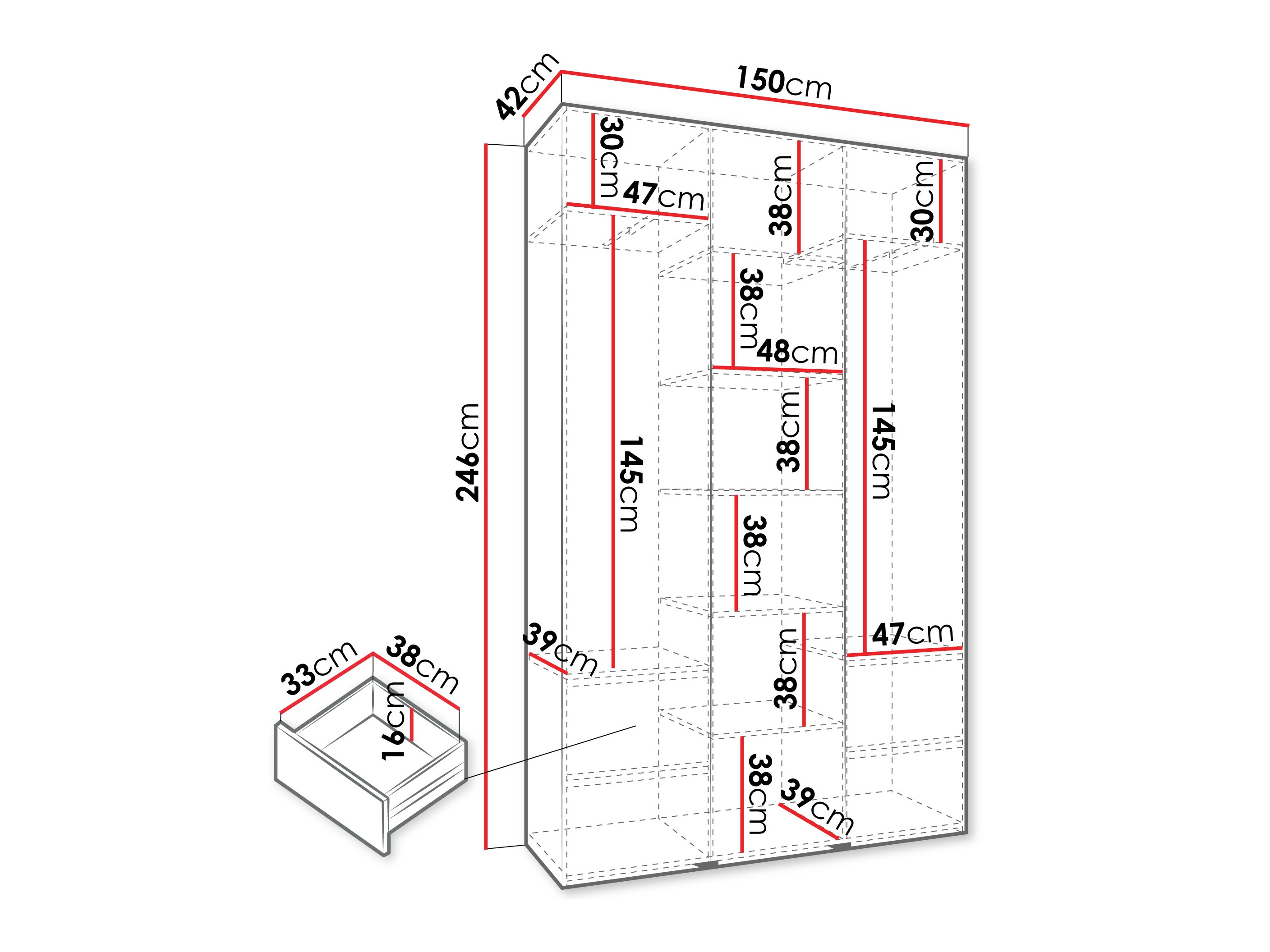Armario Hartford 544 (Cachemira)