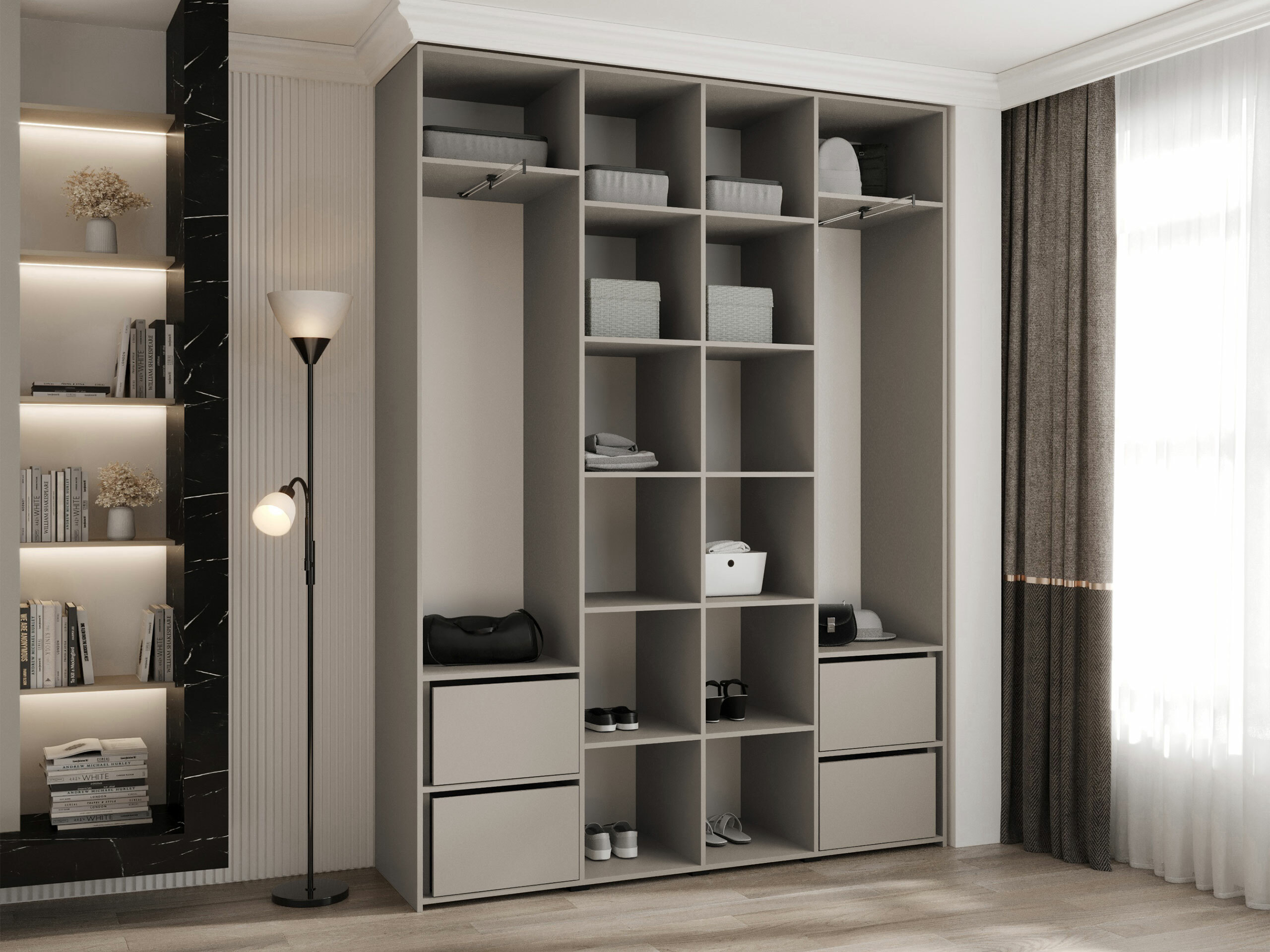 Armario Hartford 554 (Blanco)