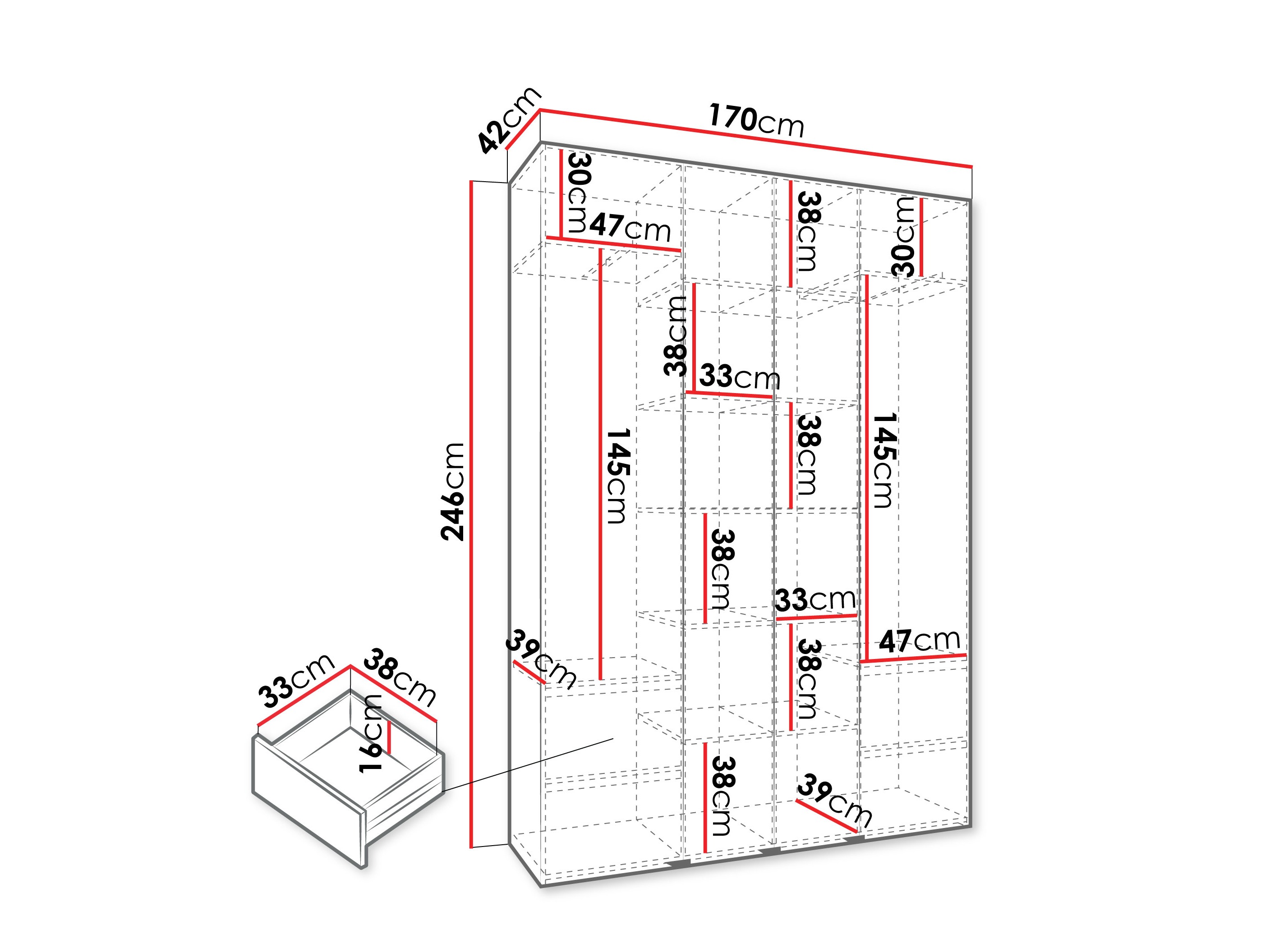 Armario Hartford 554 (Cachemira)