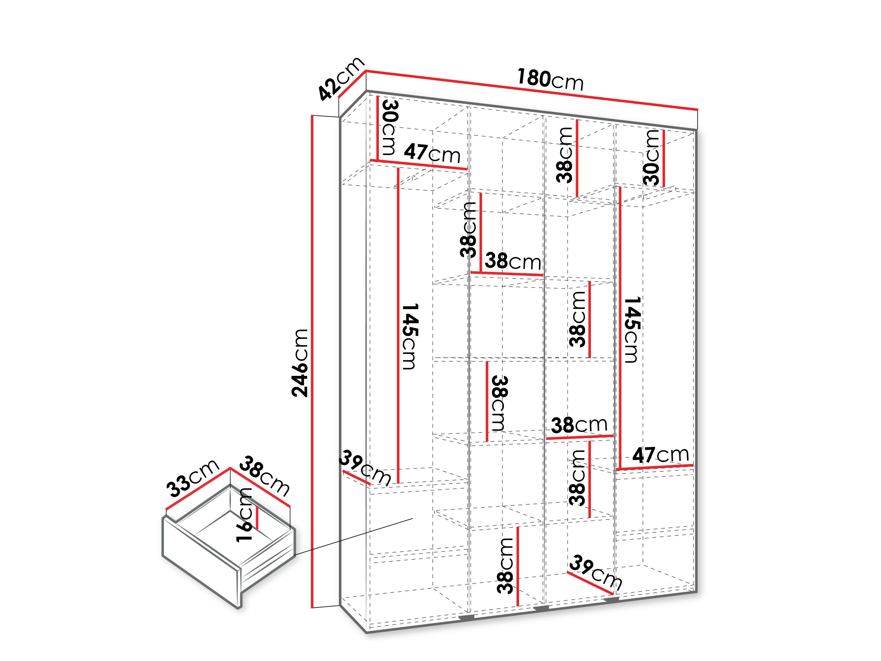 Armario Hartford 554 (Cachemira)
