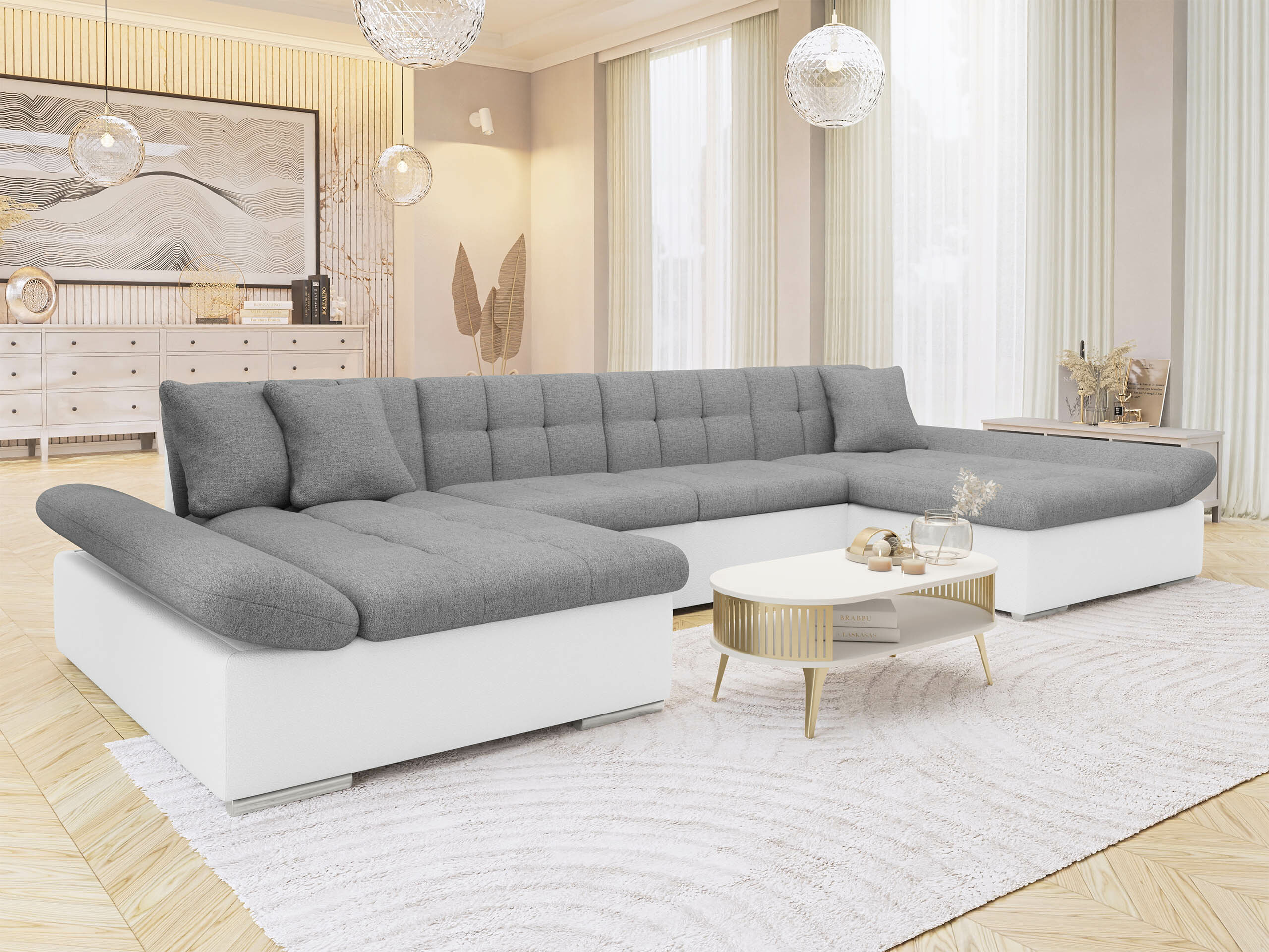 Sofá rinconero Comfivo Ficus (Soft 017 + Soul 17)