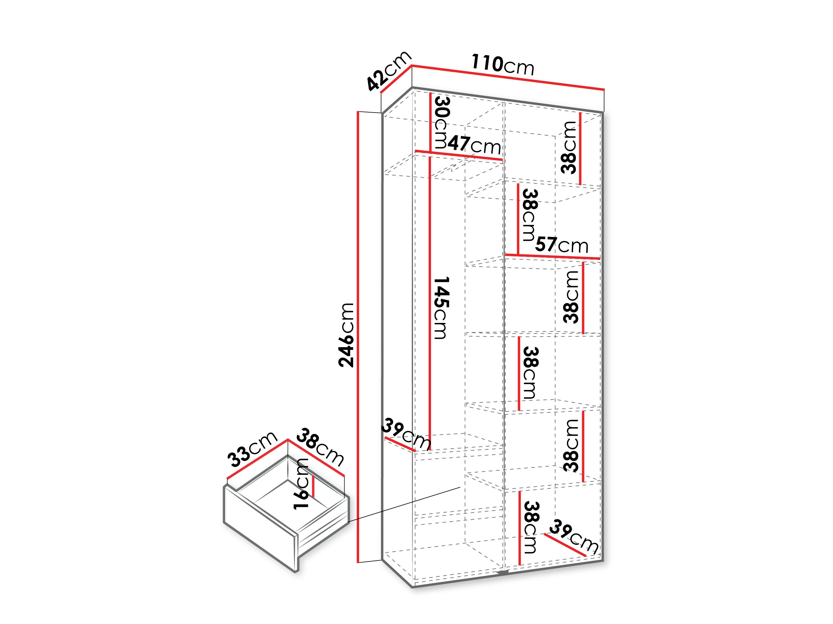 Armario Hartford 562 (Cachemira)
