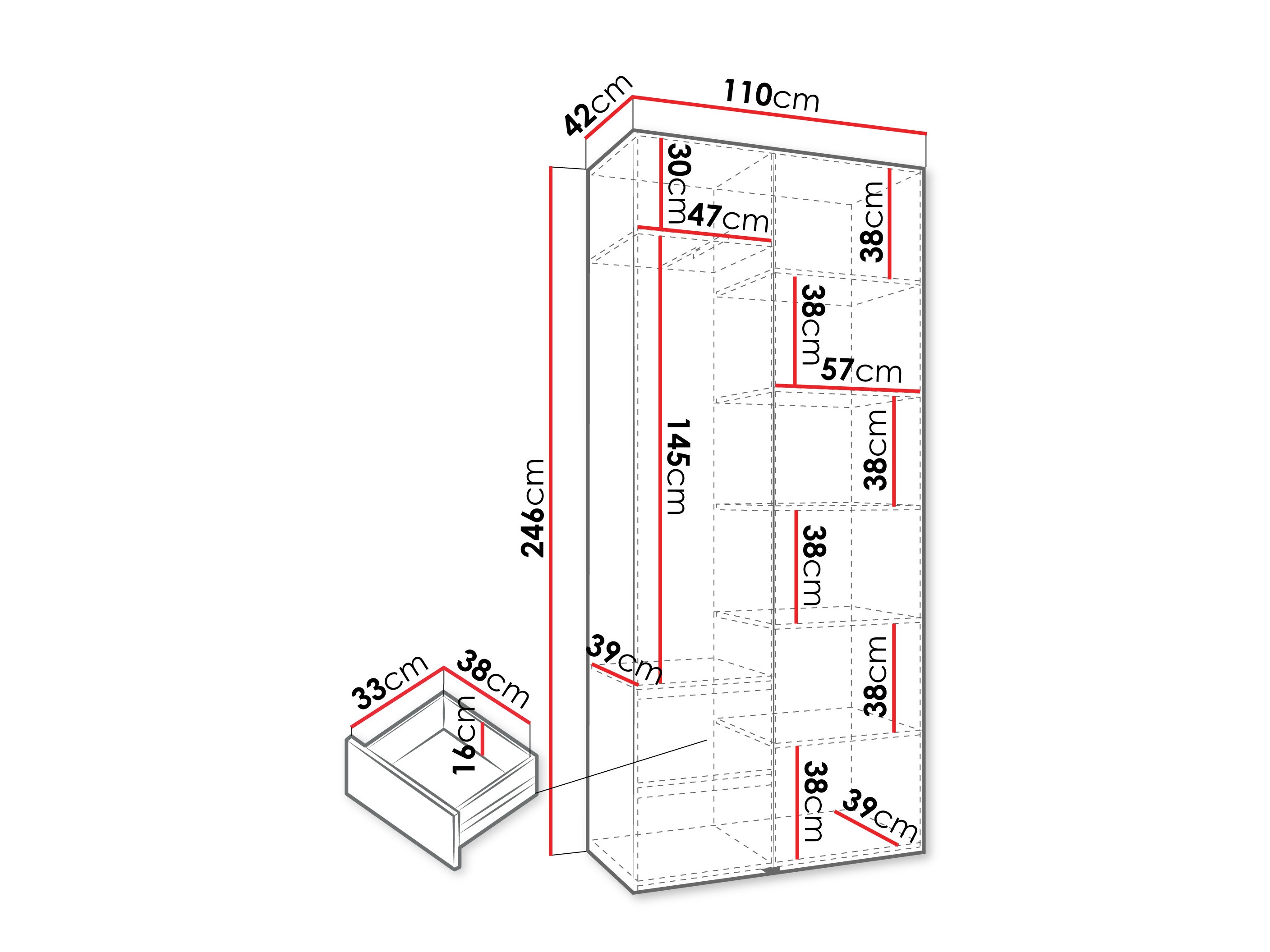Armario Hartford 562 (Cachemira)