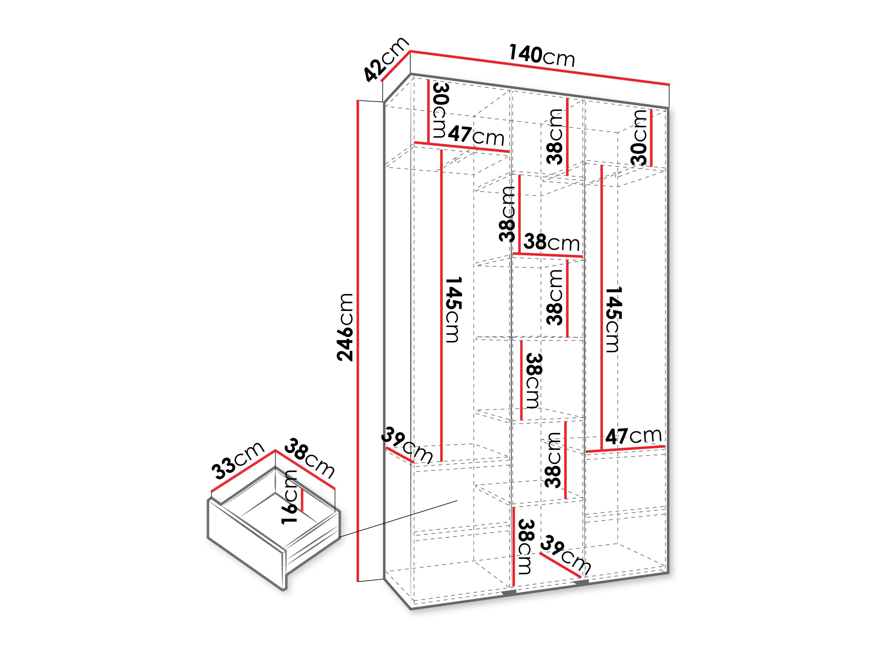 Armario Hartford 563 (Cachemira)