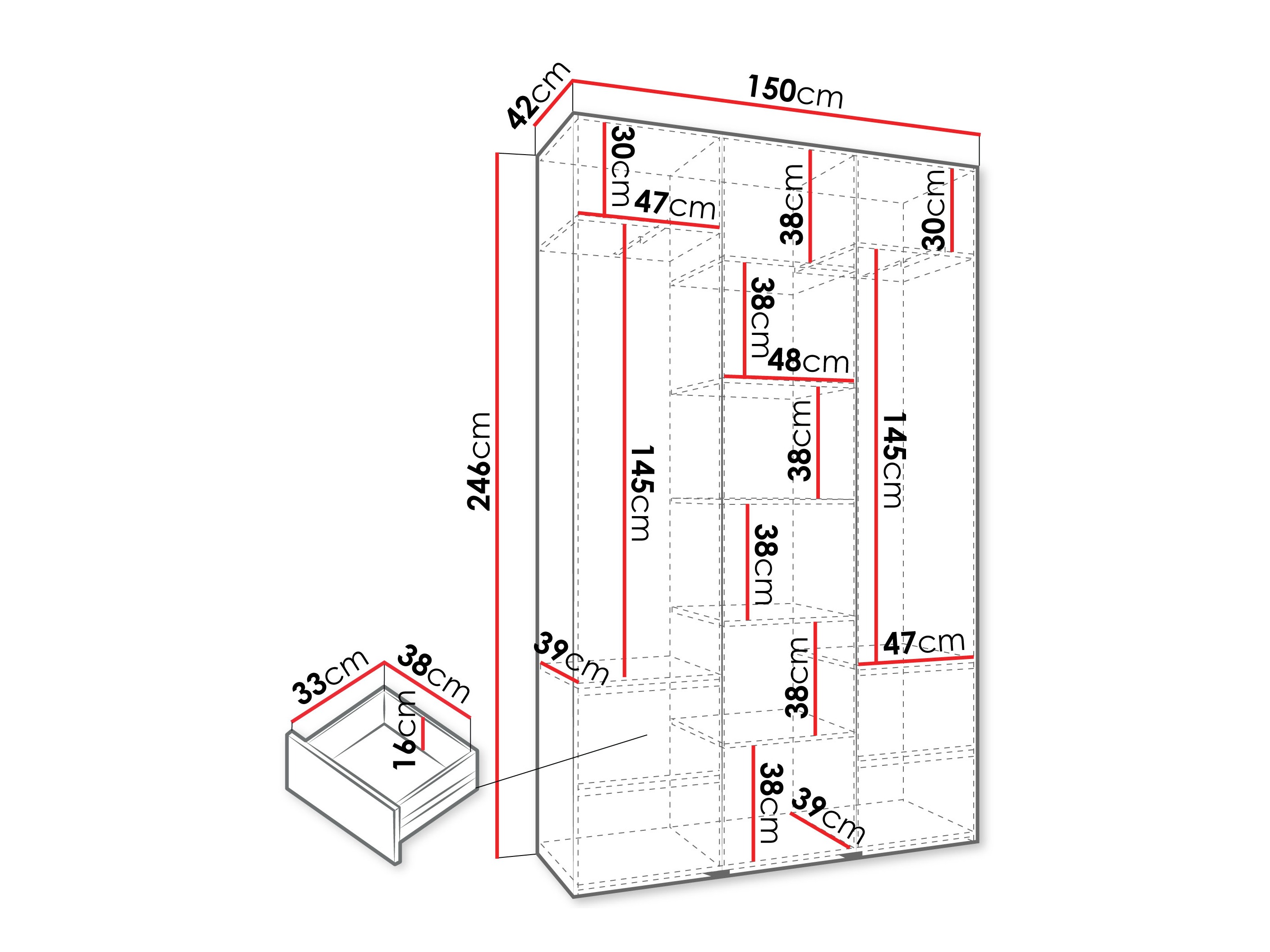 Armario Hartford 563 (Cachemira)